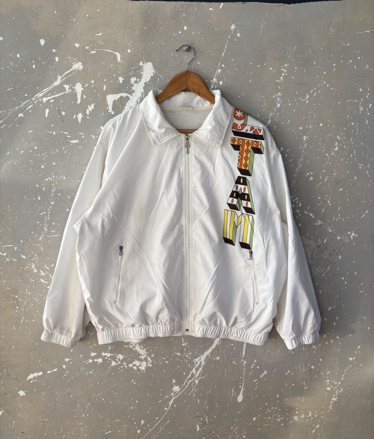 Ellesse Vintage‼️ Ellesse Baggy Windbreaker Jacket riri Button Zip Size US M / EU 48-50 / 2 - 1 Thumbnail