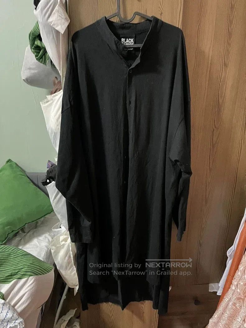 Yohji Yamamoto Yohji Yamamoto Black Long Sleeve Button Shirt Size US M / EU 48-50 / 2 - 1 Thumbnail