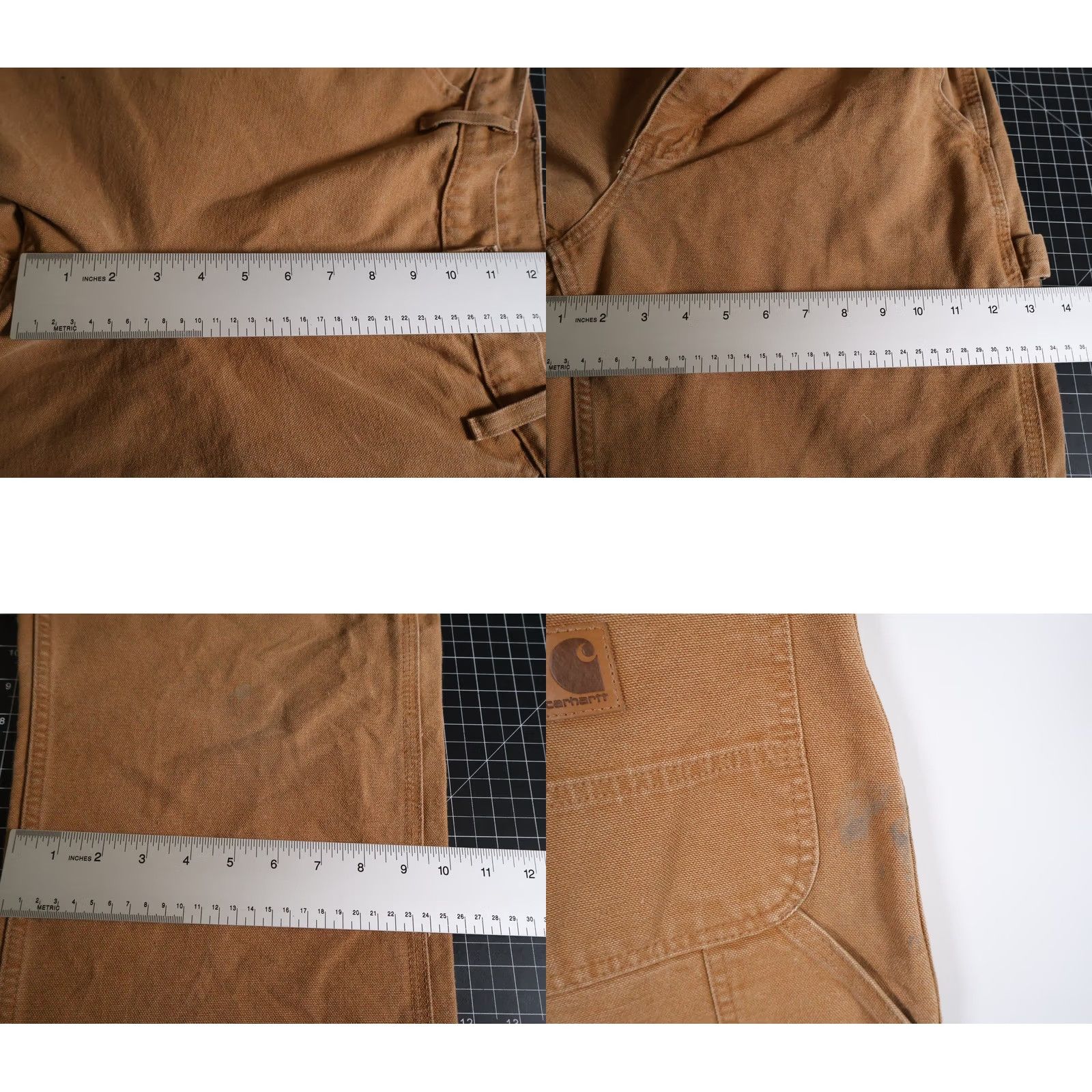 Carhartt Carhartt Pants Carhartt Canvas Carpenter Mens 31 x 28 Brown Distressed Workwear Casual Brown Mens 31x28 Size US 31 - 8 Thumbnail