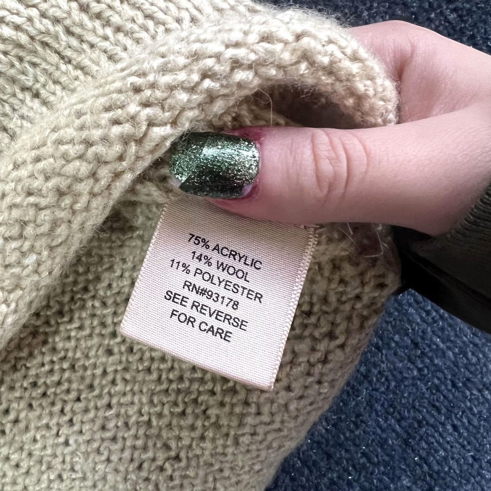 Vintage Philosophy Republic Sweater Womens Small Beige Short Sleeve Knit Pullover Size S / US 4 / IT 40 - 3 Thumbnail