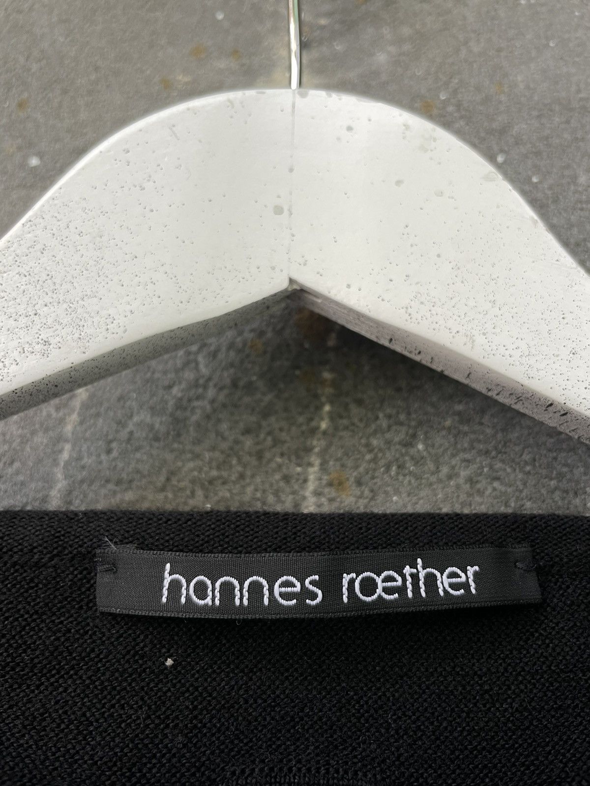 hannes roether Hannes Roether Black Double Knit Sweater Avant Garde Rare Size S / US 4 / IT 40 - 10 Thumbnail
