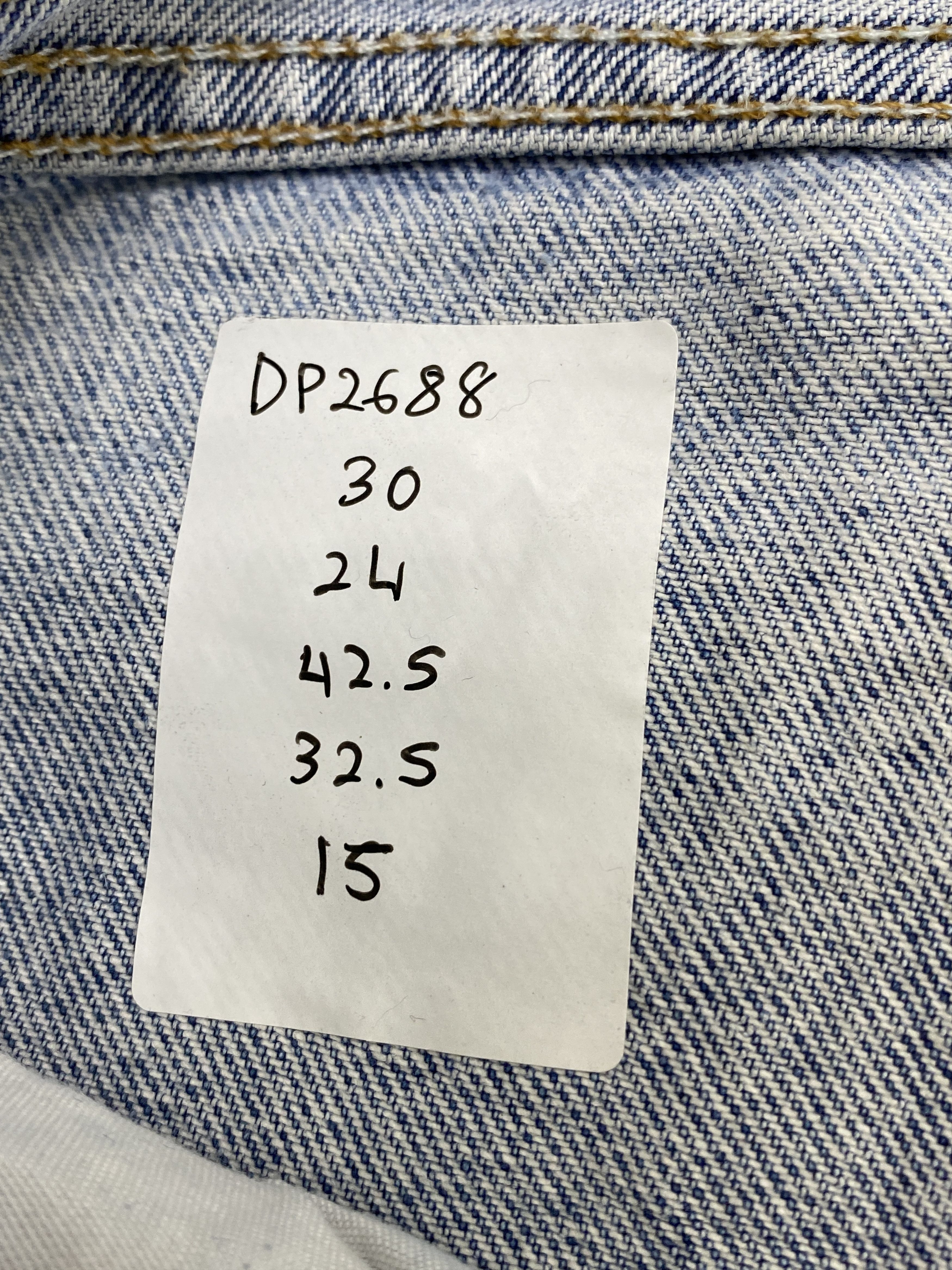 Levi's Vintage Levis 505 Faded Blue Distressed Jeans DP2688 Size US 30 / EU 46 - 19 Thumbnail