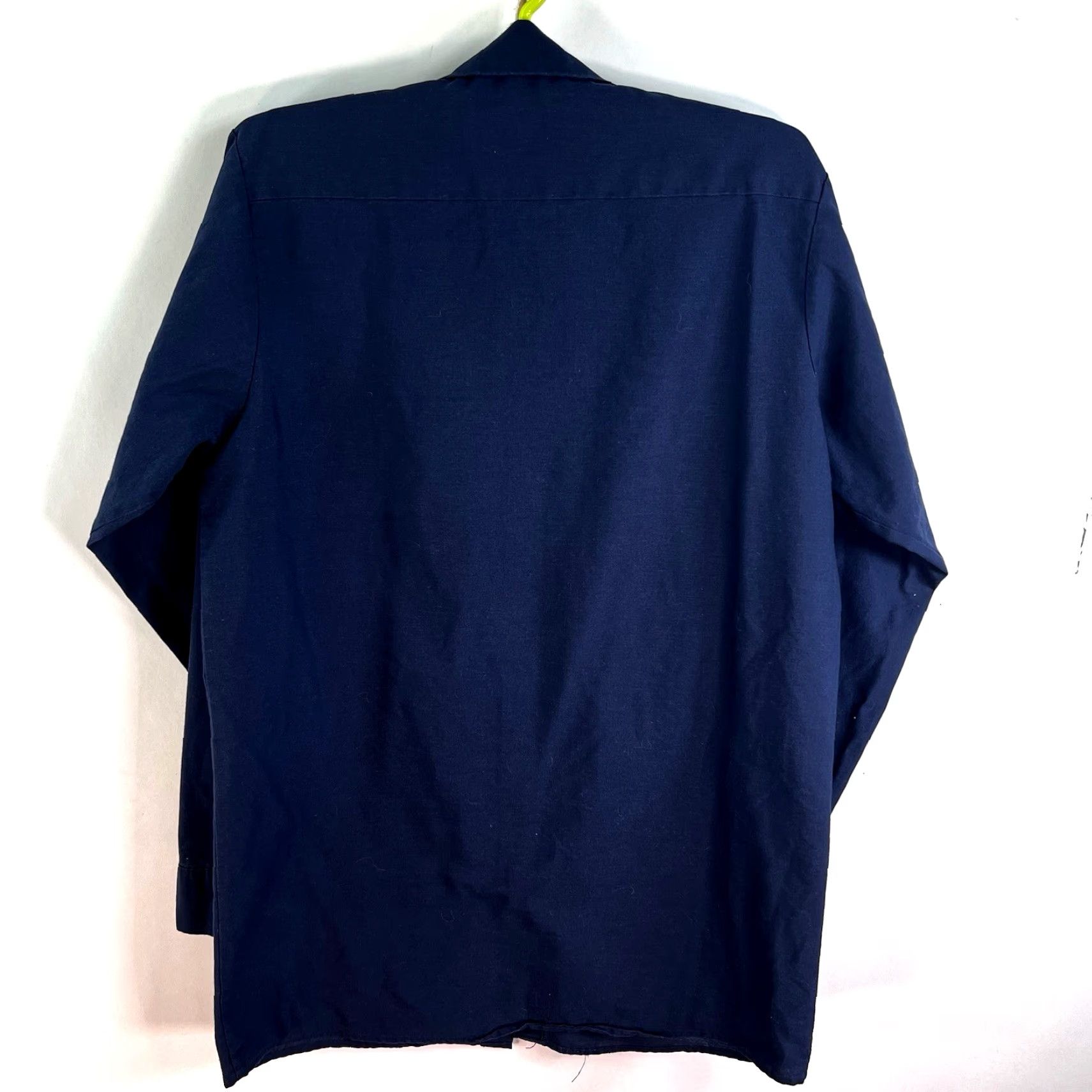 Red Kap Red Kap Blue Button-Up Shirt Mens M Long Sleeve Workwear Casual Size US M / EU 48-50 / 2 - 4 Thumbnail