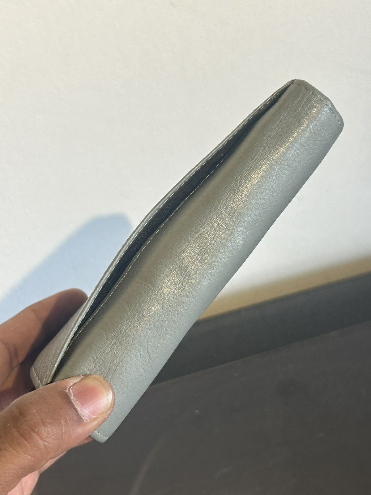Salvatore Ferragamo Ferragamo Vintage Leather Gray Wallet Size ONE SIZE - 14 Thumbnail