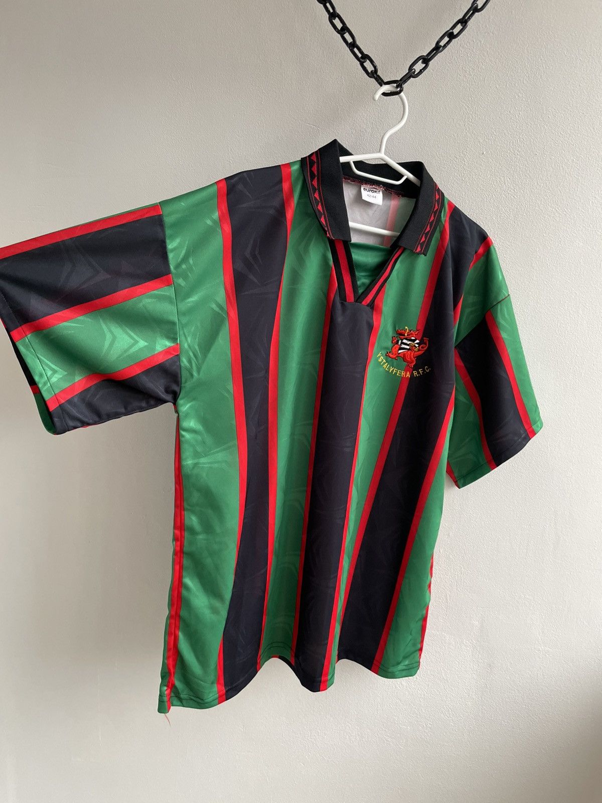 Vintage Ystalyfera RFC 1995 1996 Rugby Jersey Shirt Eurokit Vintage Size US L / EU 52-54 / 3 - 3 Thumbnail