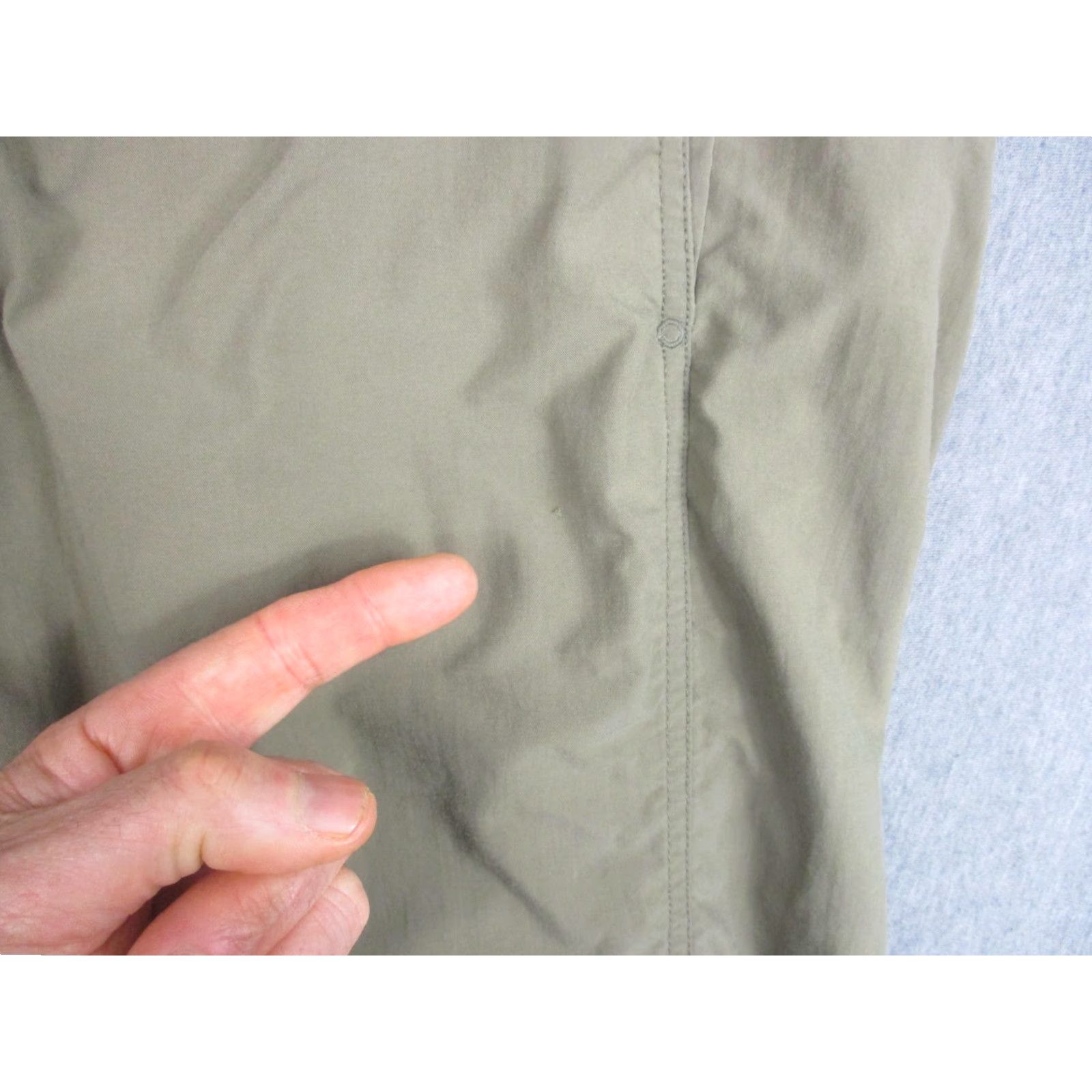 Patagonia Patagonia Pants Mens XL Green Nylon Hiking Adjustable Waist Belted Pocket Straight Leg Khaki Outdoor Travel Casual Activewear Size US 36 / EU 52 - 6 Thumbnail