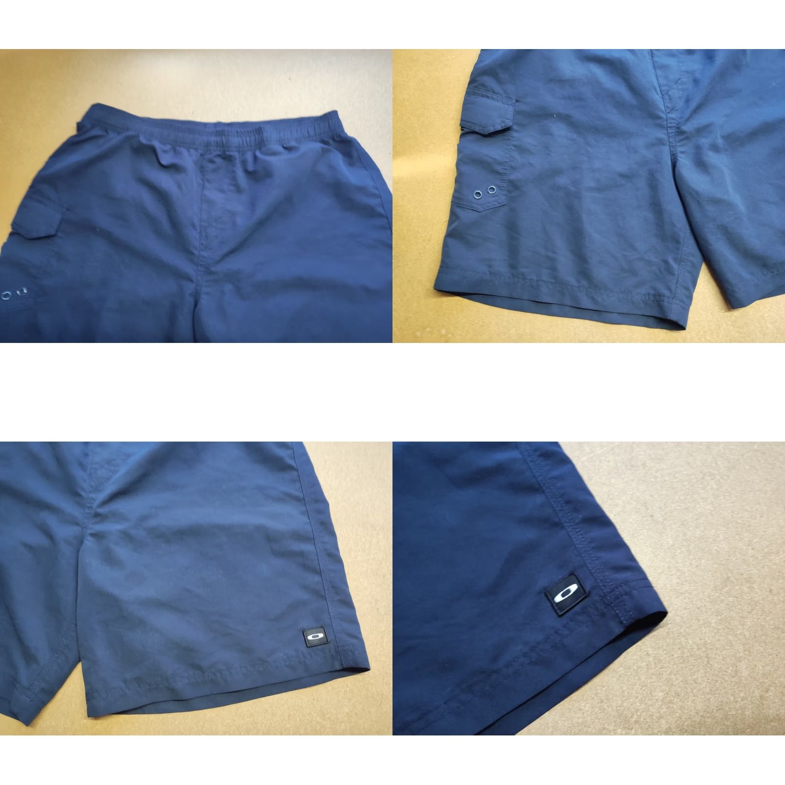 Oakley Oakley Mens Shorts Size L Blue Trunks Drawstring Bermuda Regular Inseam 6 in Lightweight Breathable Casual Holiday Size US 36 / EU 52 - 10 Thumbnail