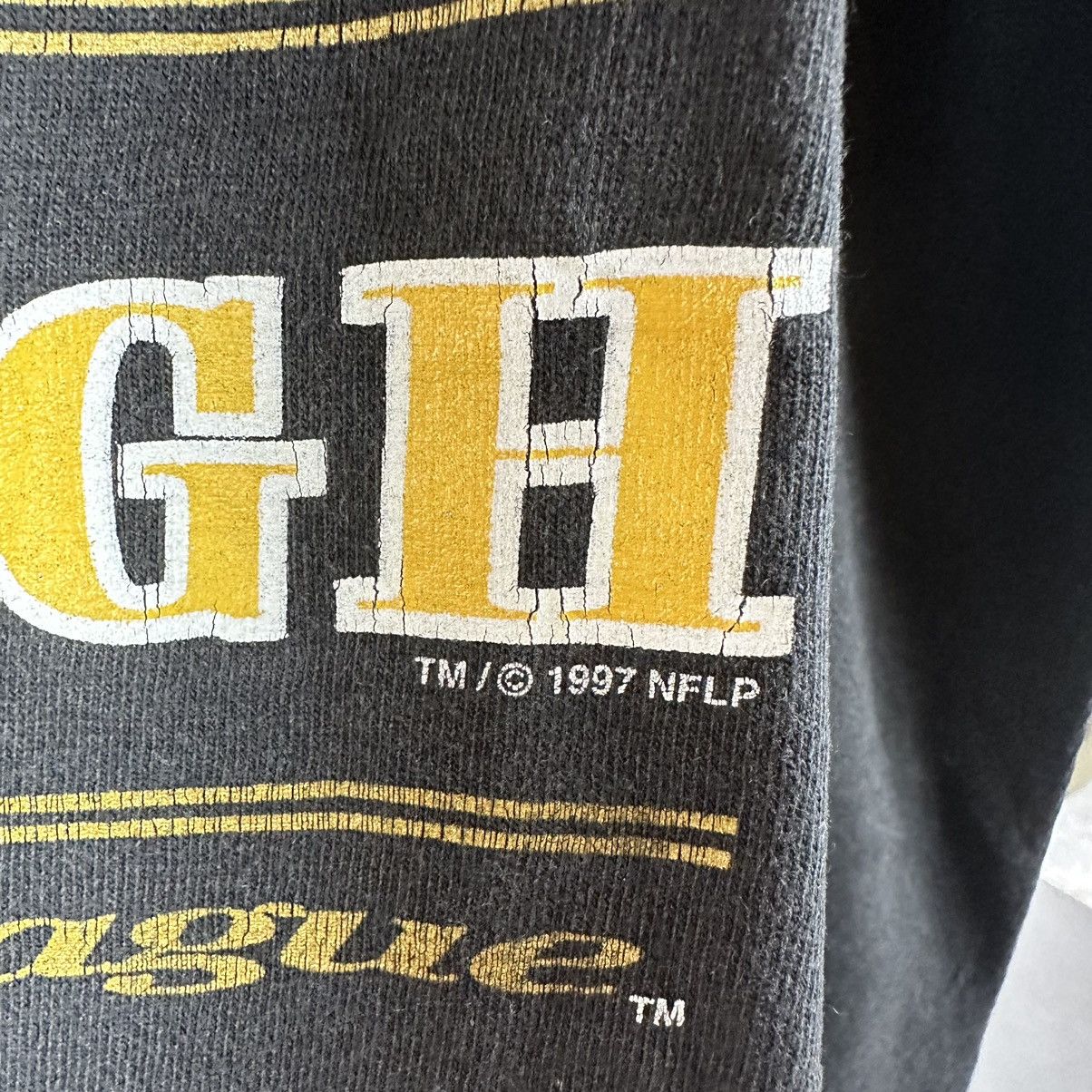 Lee × NFL × Vintage Vintage 1997 Pittsburgh Steelers Football NFL T-shirt Size US XL / EU 56 / 4 - 4 Thumbnail