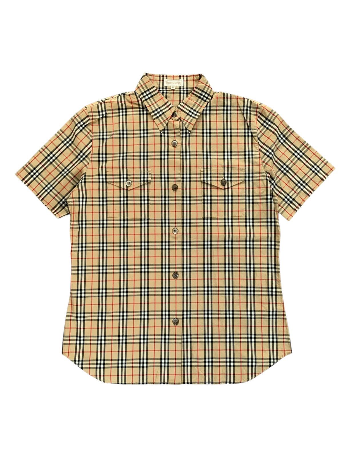 Burberry Vintage BURBERRYS novacheck short shirt Size US M / EU 48-50 / 2 - 1 Thumbnail