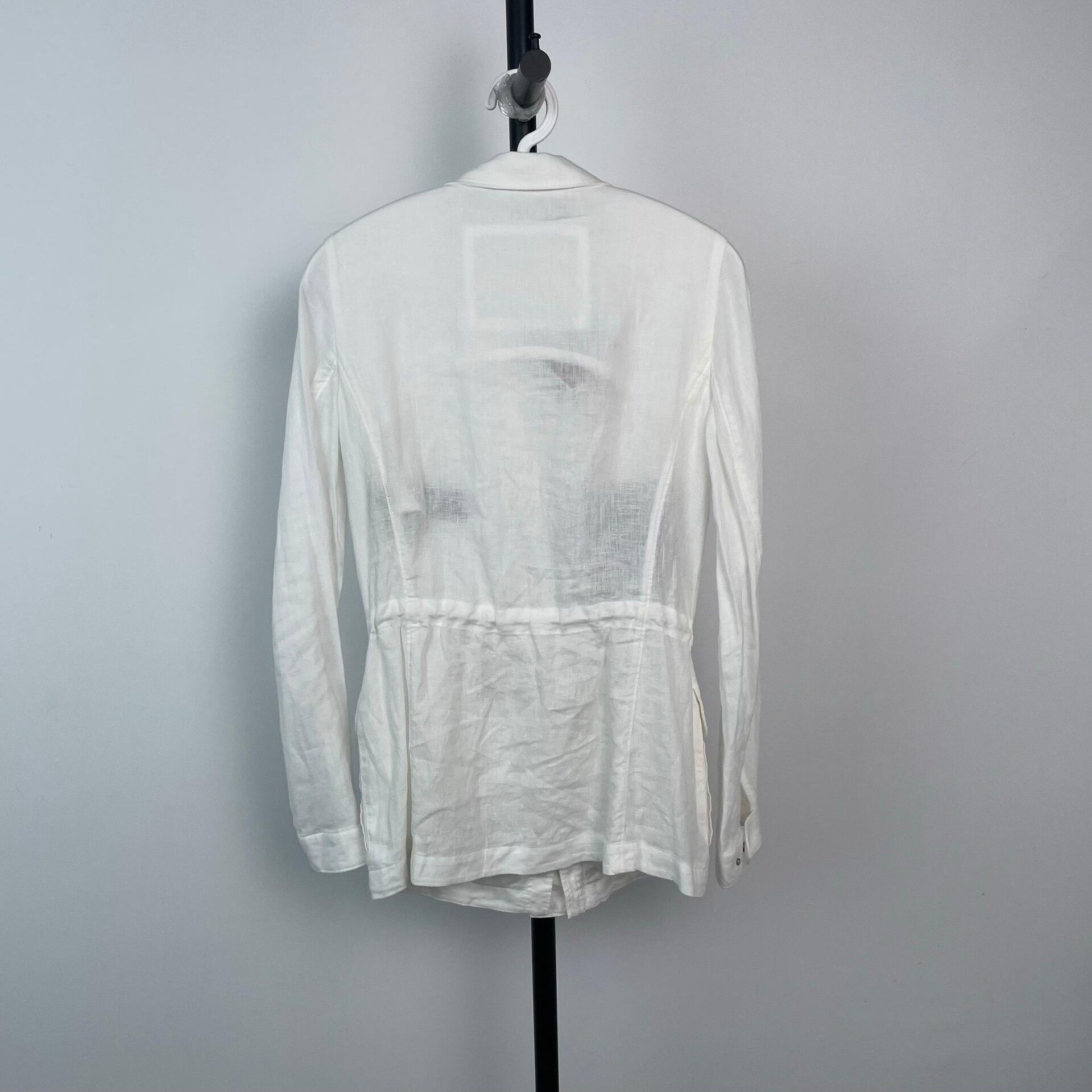 Loro Piana Loro Piana White Linen Zip Jacket Size US M / EU 48-50 / 2 - 1 Thumbnail