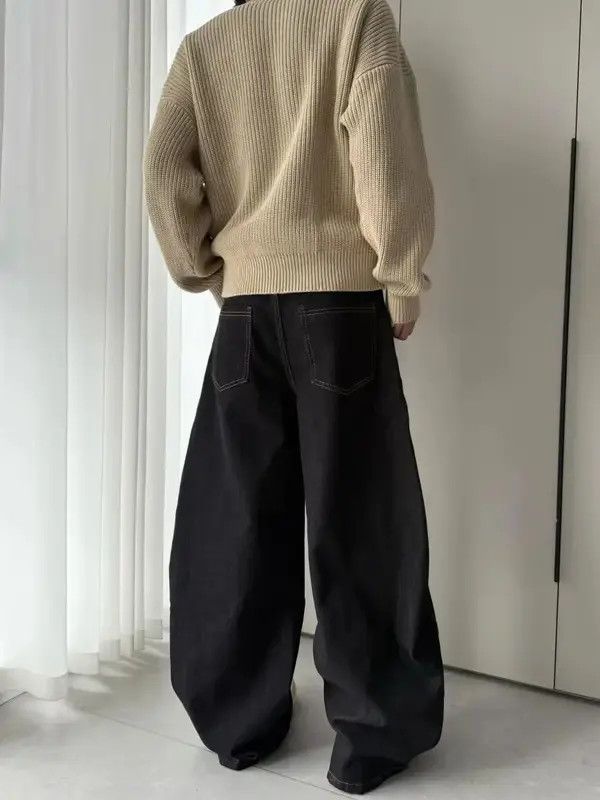 VIBE Vintage embroidered street hip-hop machete baggy jeans Size US 34 / EU 50 - 6 Thumbnail