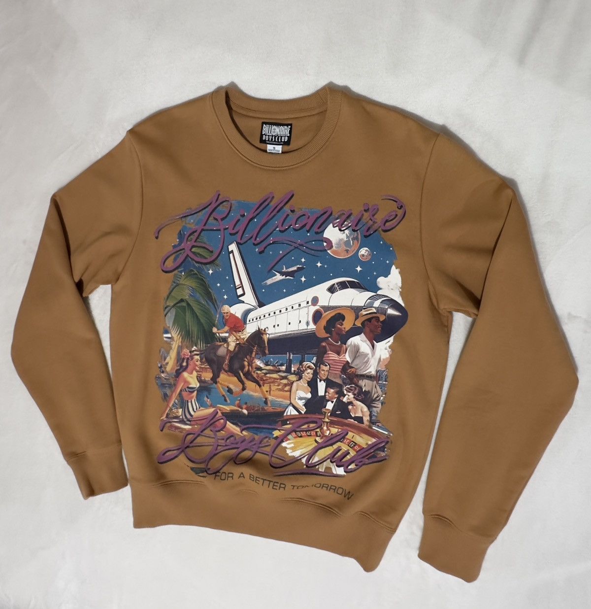 Billionaire Boys Club BETTER TOMORROW CREWNECK SWEATSHIRT Size US S / EU 44-46 / 1 - 1 Thumbnail