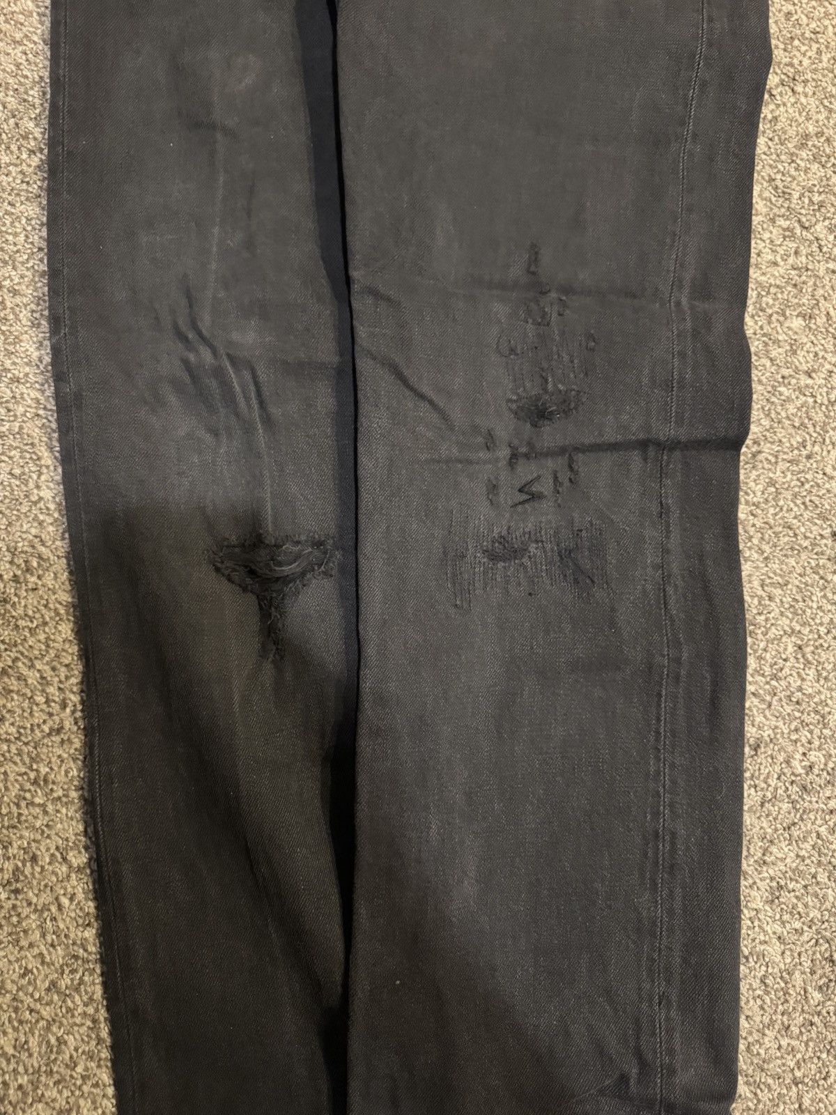 Undercover Undercover SS09 Neoboy “Poem” Denim BLACK Size US 34 / EU 50 - 5 Thumbnail