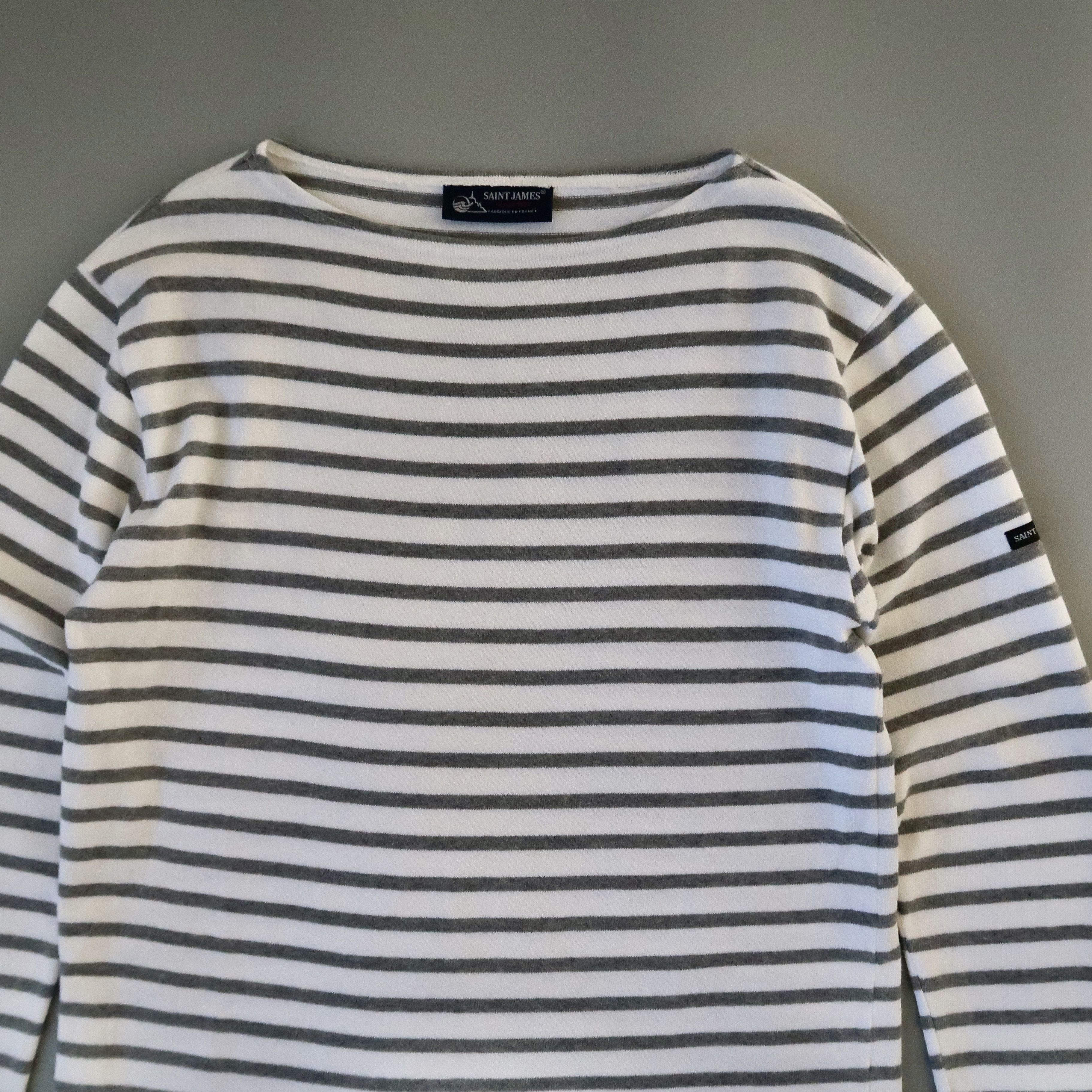 Saint James SAINT JAMES heavyweight cotton striped breton shirt, 3.5 Size US S / EU 44-46 / 1 - 4 Thumbnail
