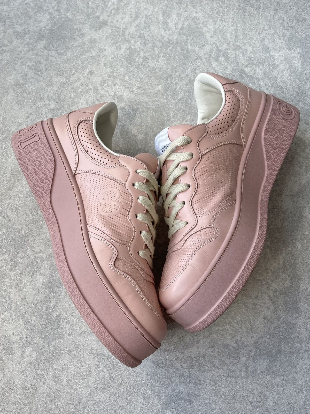 Gucci Gucci Jumbo GG Tennis Embossed Sneaker Trainers Chunky Size US 9.5 / IT 39.5 - 4 Thumbnail