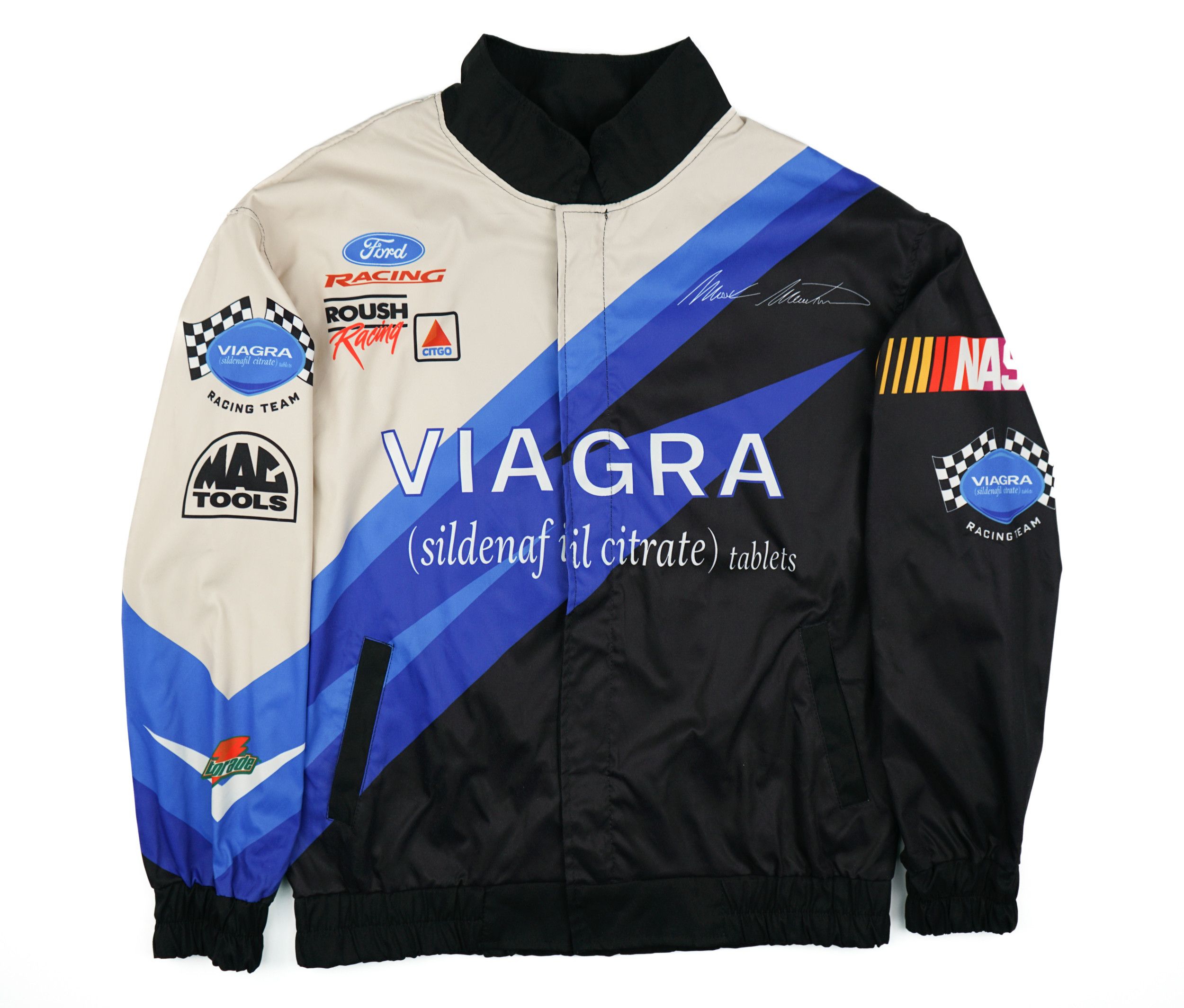 ジャケット・アウター Ford Racing jacket Ford racing jacket multi patch motorcycle varsity | Depop