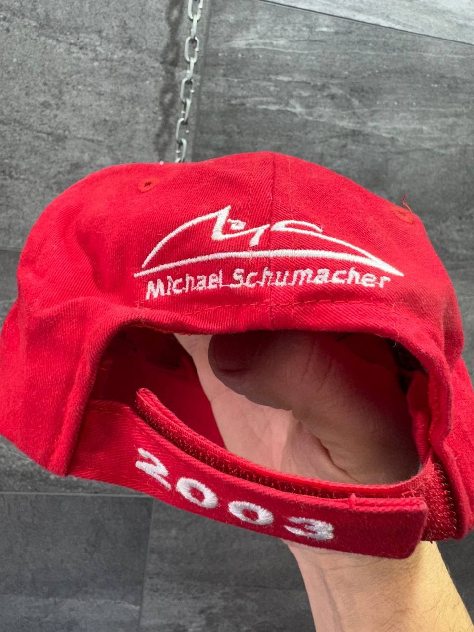 Vintage Ferrari F1 Michael Schumacher Deutsche 2003 Vintage Cap Size ONE SIZE - 4 Thumbnail