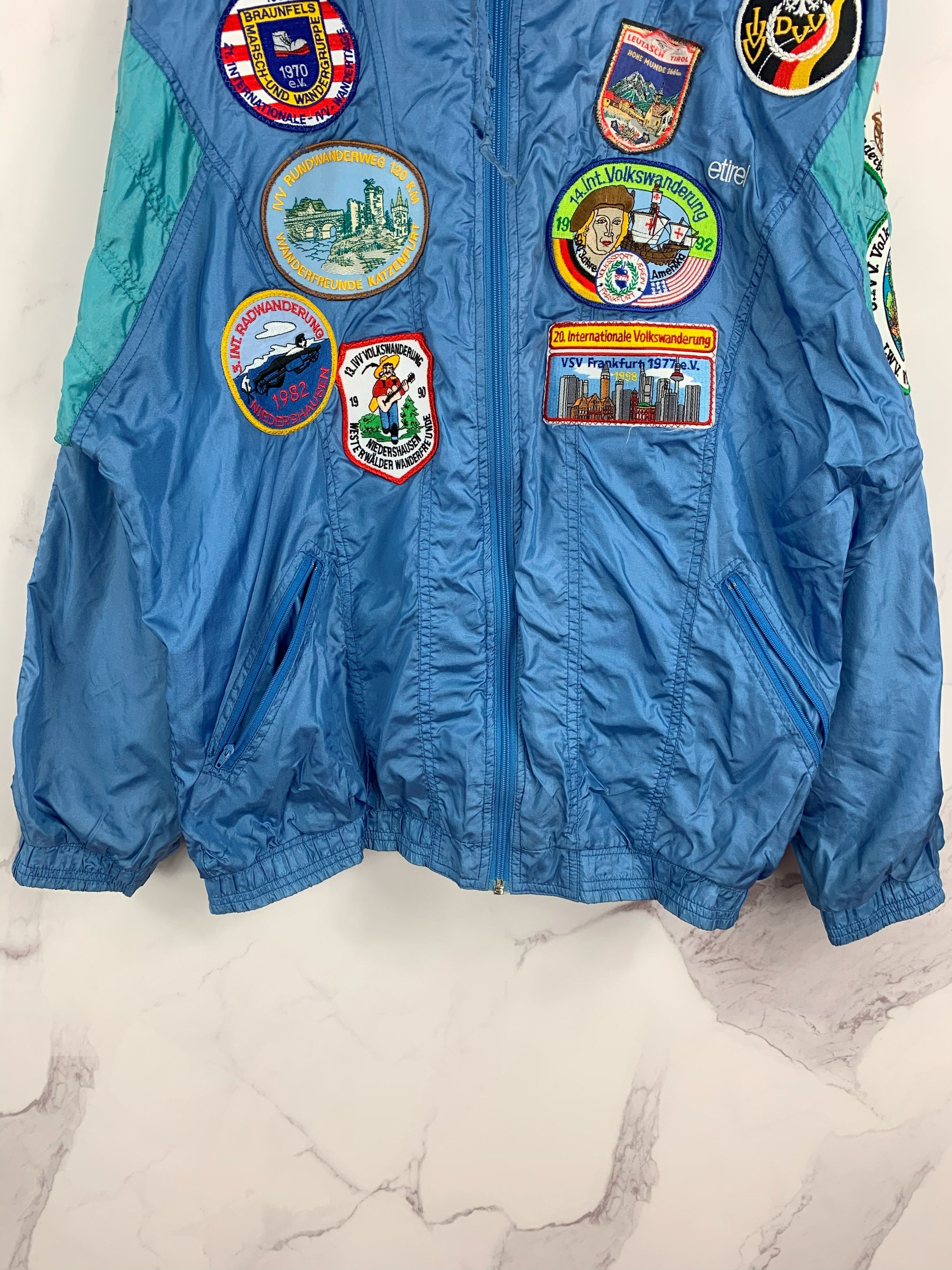 Other Vintage Etirel Nylon Track Jacket Deutschland Patch Size US M / EU 48-50 / 2 - 3 Thumbnail