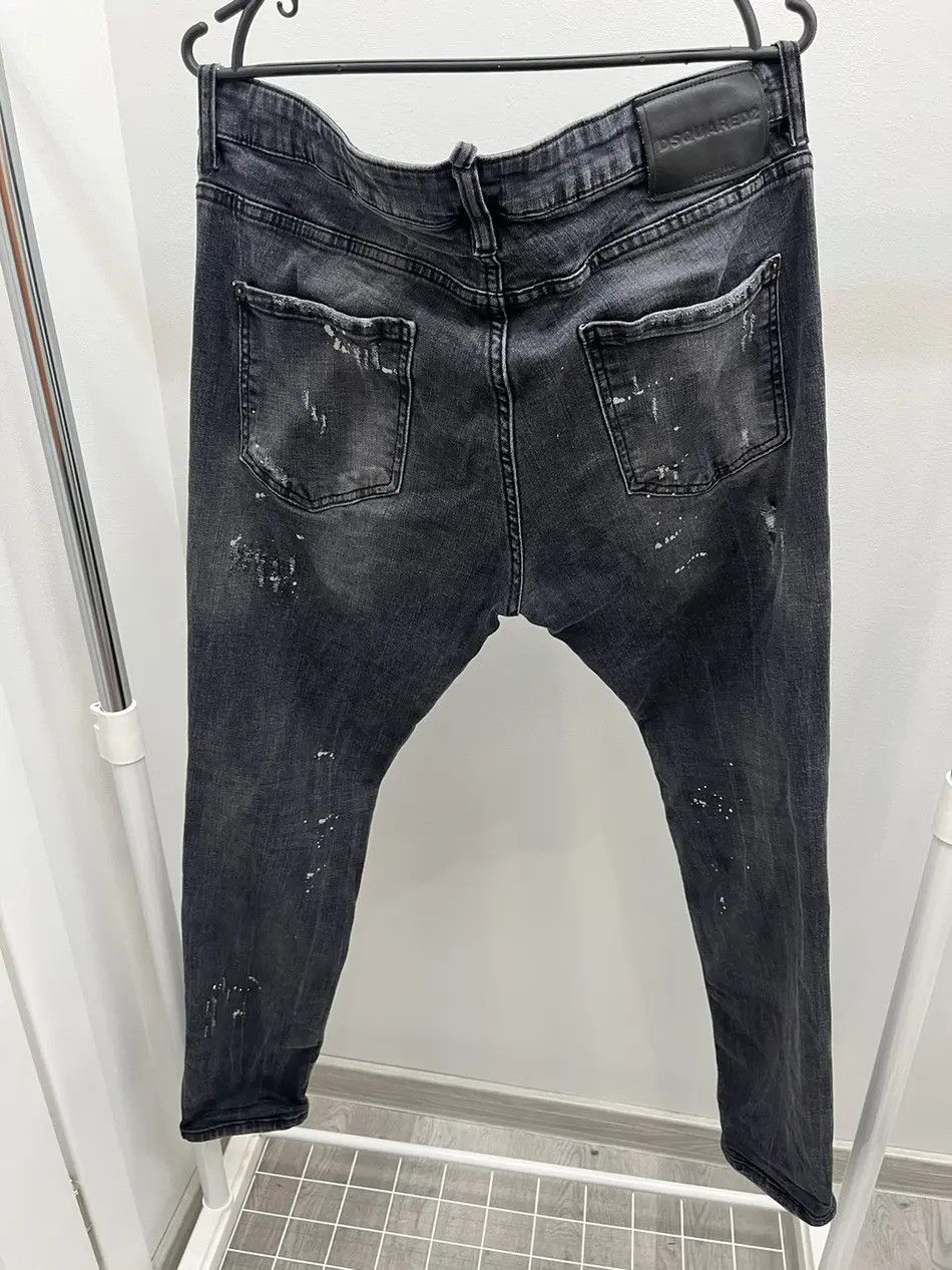 Dsquared2 Dsquared2 Icon Denim Distressed Painted Jeans Size US 33 - 2 Thumbnail