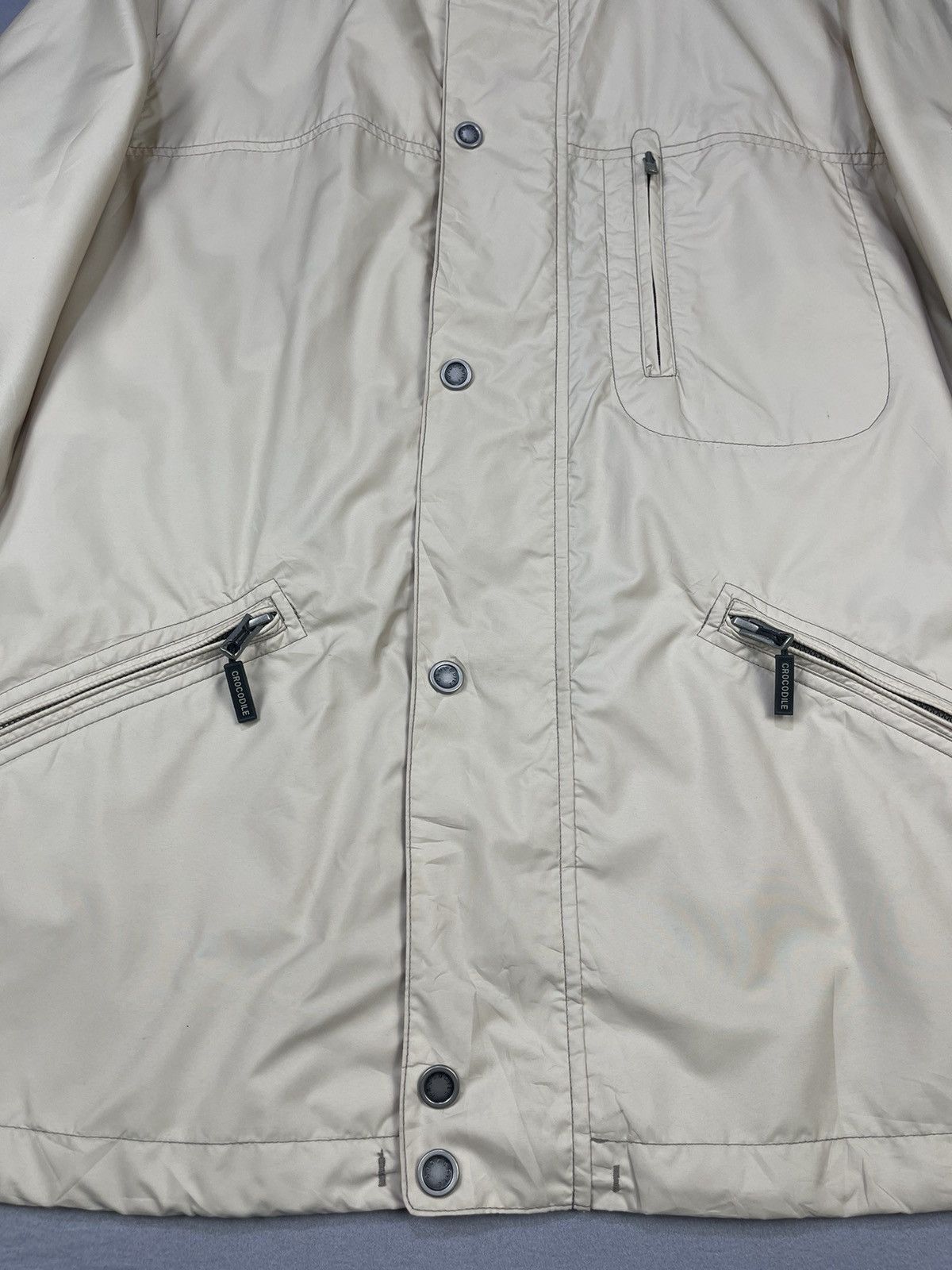 Japanese Brand CROCODILE BRAND 3 Pocket Zip Button Wind Breakers Size US L / EU 52-54 / 3 - 5 Thumbnail