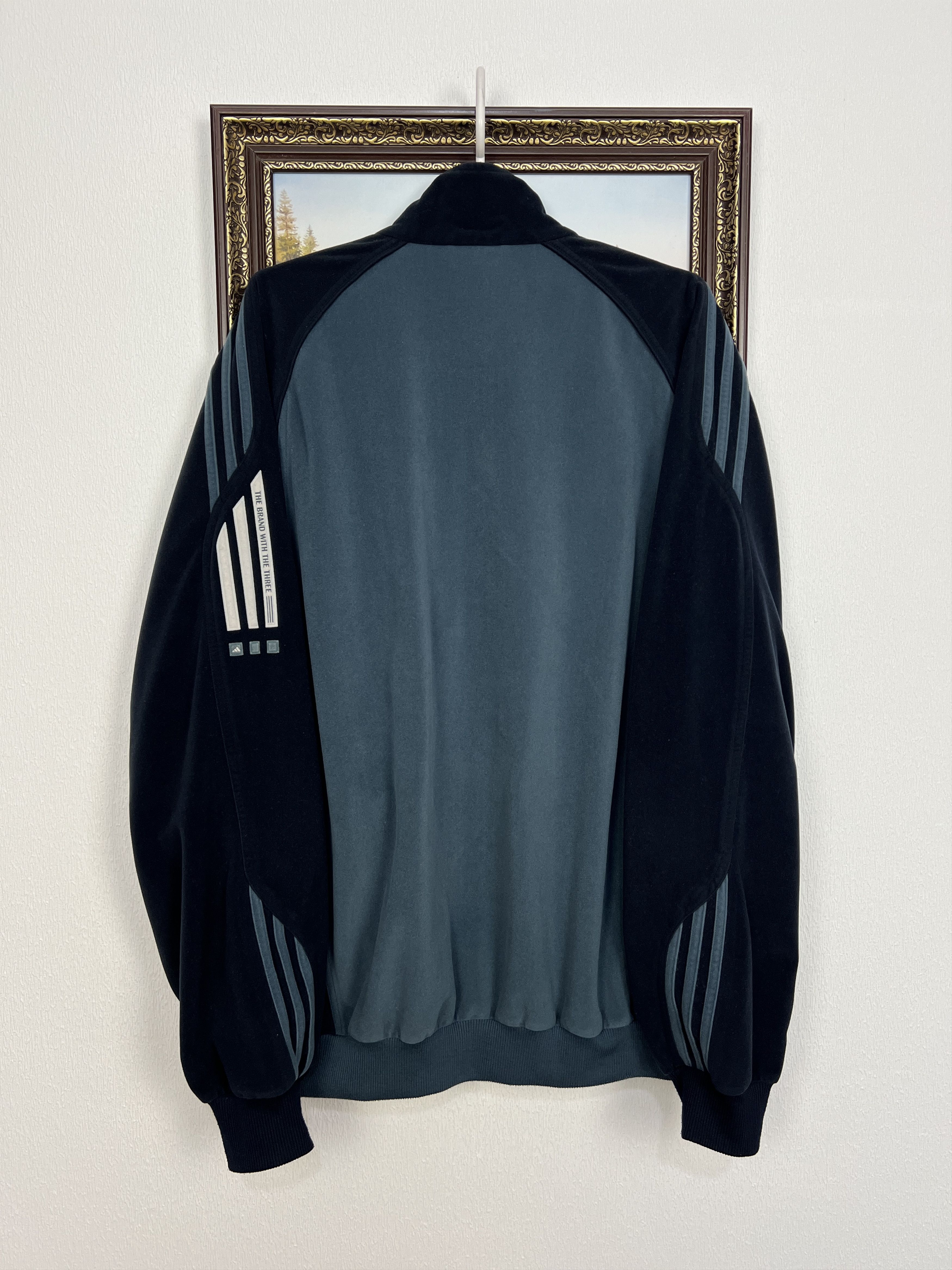 Adidas Vintage Finland Football Velvet Train Suit Jacket Pants Set Size US XL / EU 56 / 4 - 8 Thumbnail