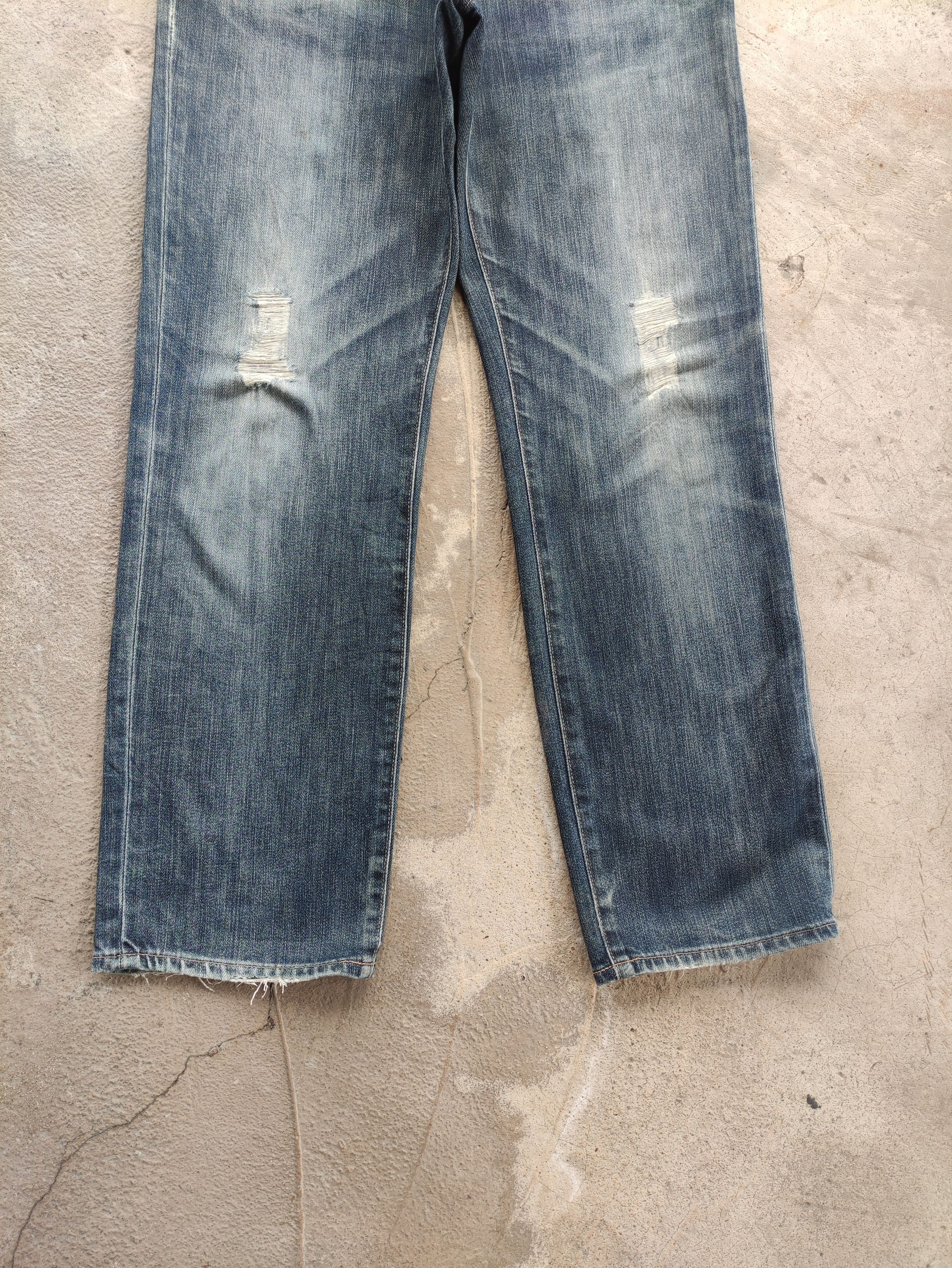 Japanese Brand Vintage Japanese Jean Baggy Distressed Faded Denim Size US 32 / EU 48 - 4 Thumbnail