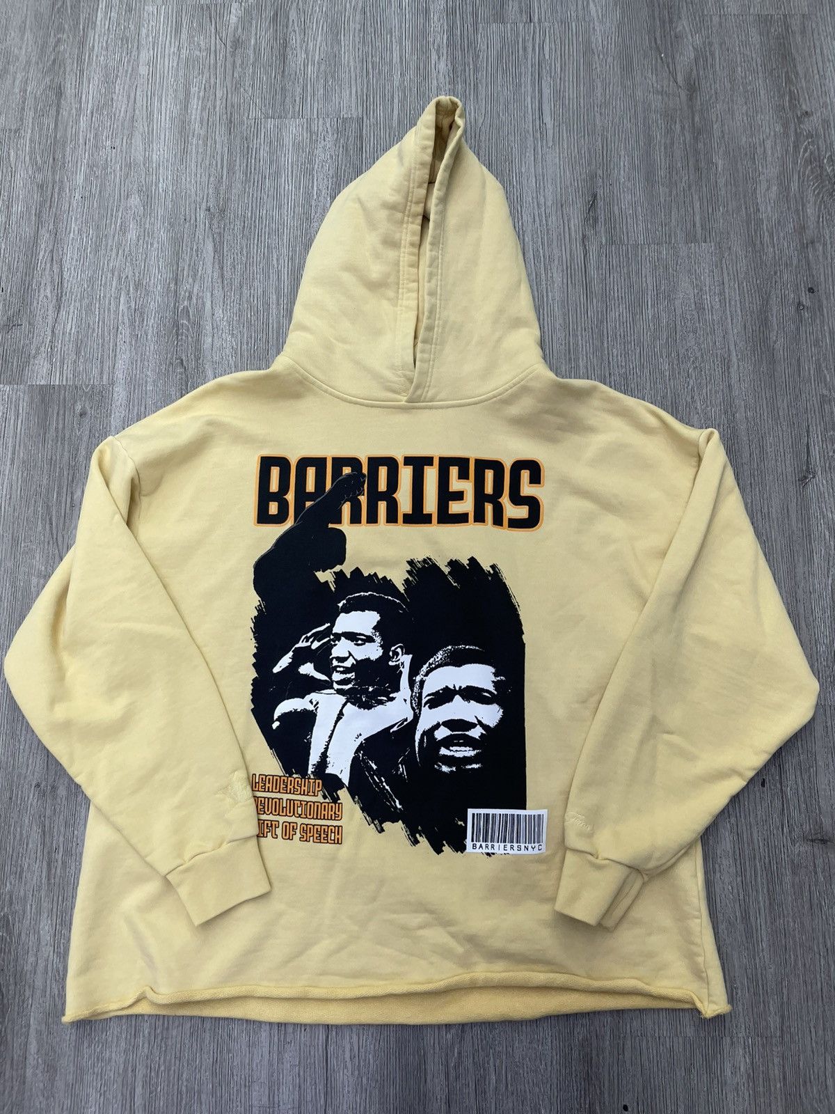 Barriers Barriers “leadership” hoodie (yellow) Size US XL / EU 56 / 4 - 1 Thumbnail