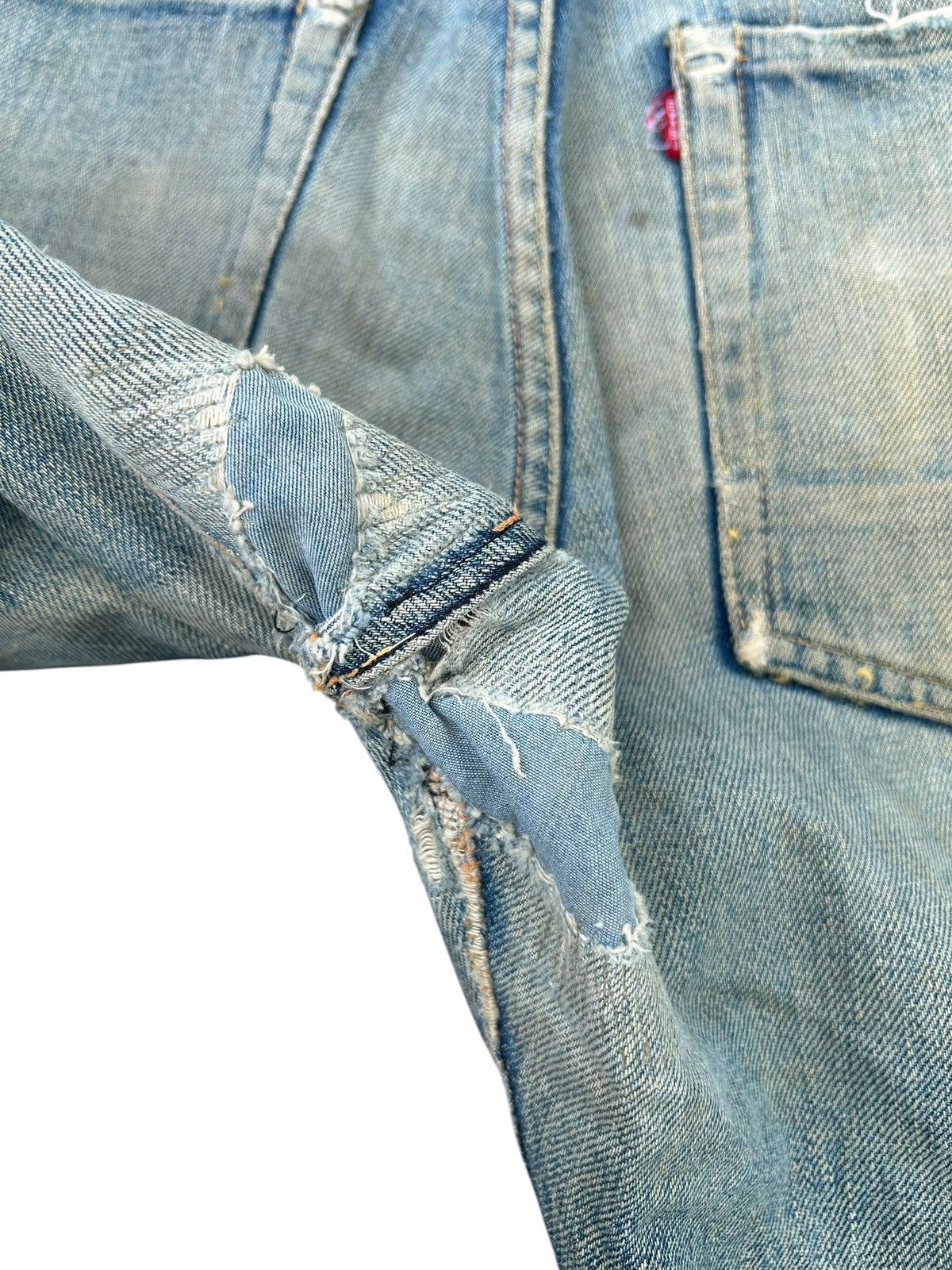 Evisu Thrashed Vintage Evisu Selvedge Baggy Denim Jeans Size US 31 - 17 Thumbnail