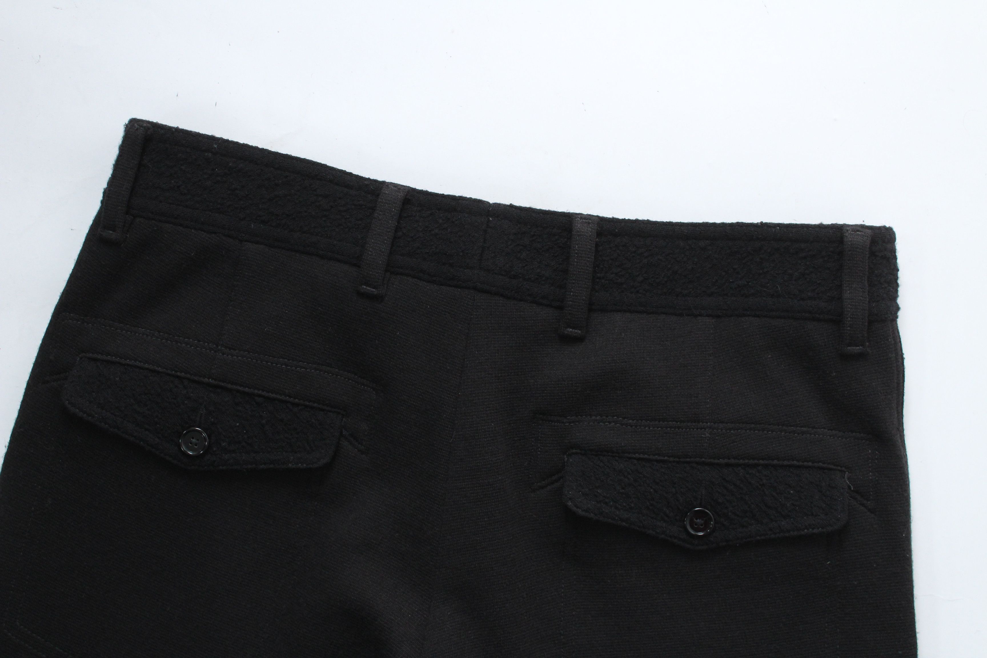 Dolce & Gabbana Dolce & Gabbana Black Wool Cargo Pants Size IT 44 Size US 28 / EU 44 - 6 Thumbnail