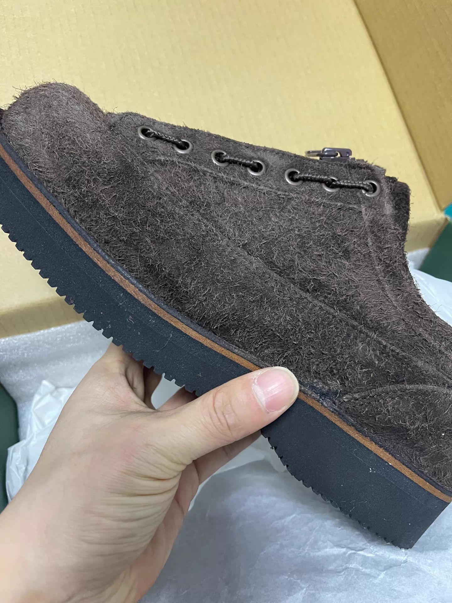 Danner DANNER Cascade Roughout Suede Zip Boot Khaki Brown 41 Size US 7 / EU 40 - 2 Thumbnail