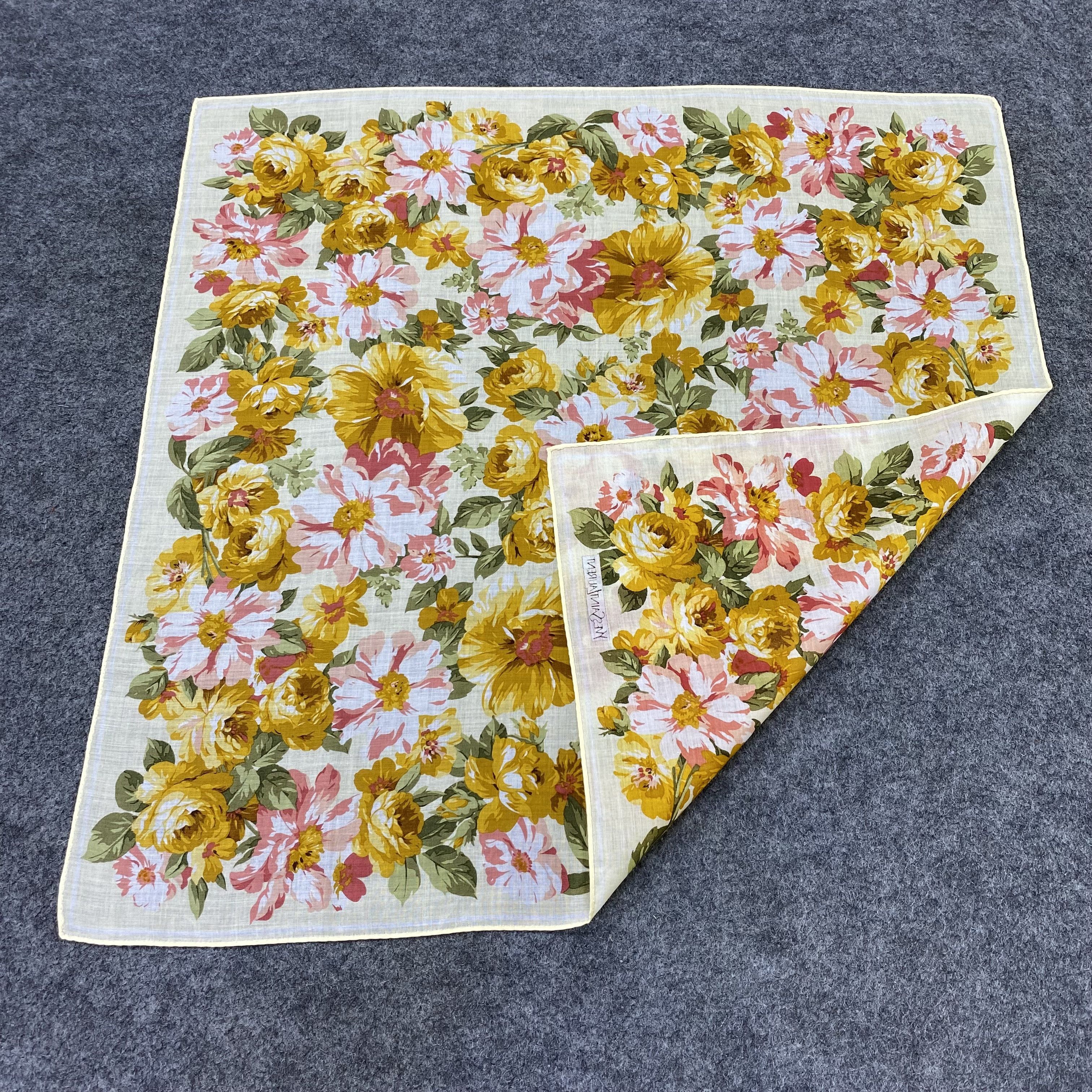 Yves Saint Laurent Yves Saint Laurent Handkerchief Neckerchief Bandana-B1937 Size ONE SIZE - 5 Thumbnail