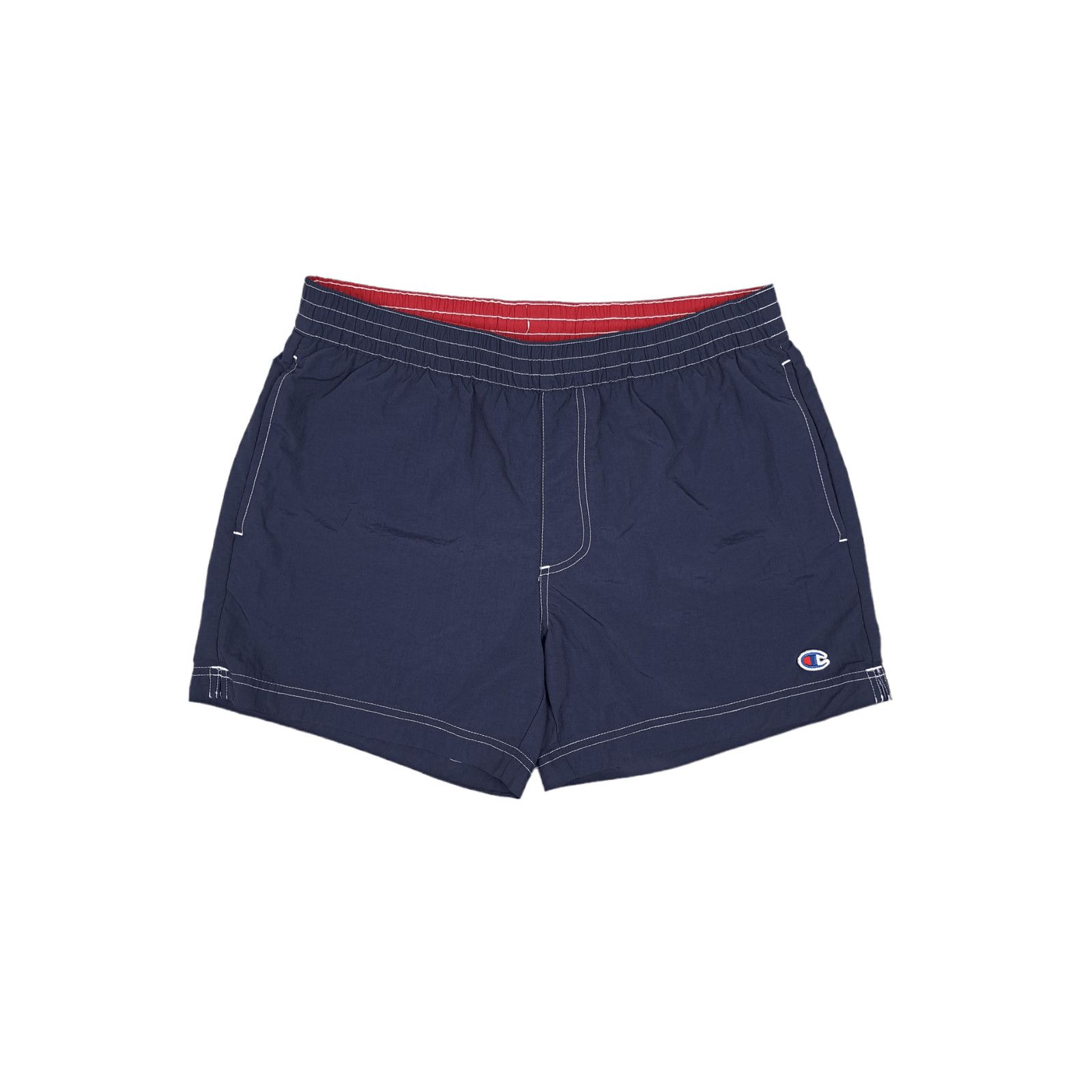 Champion × Vintage 💎 90's Vintage Champion Trunks Swimwear Shorts Logo Size US 33 - 1 Thumbnail