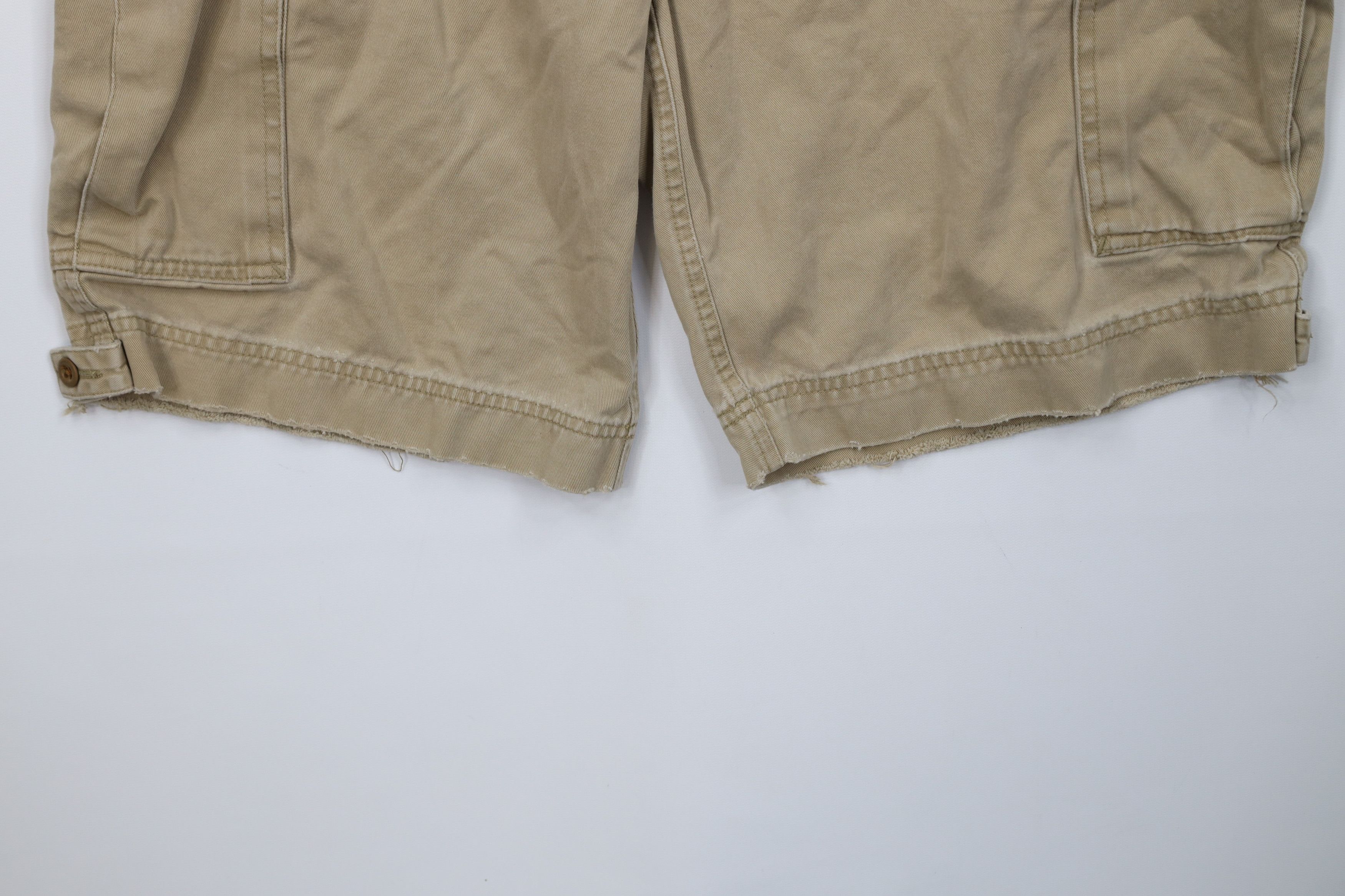 Abercrombie & Fitch Vintage Abercrombie & Fitch Heavyweight Cargo Shorts Brown Size US 32 / EU 48 - 4 Thumbnail