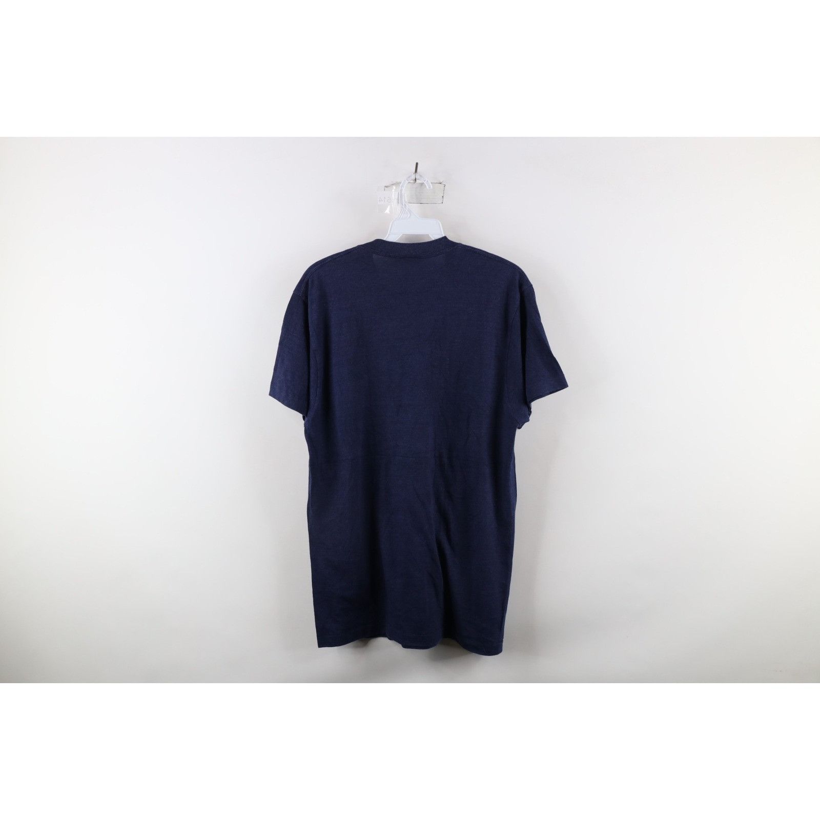 Vintage Vintage 60s 70s Streetwear Faded Blank Pocket T-Shirt Size US L / EU 52-54 / 3 - 6 Thumbnail