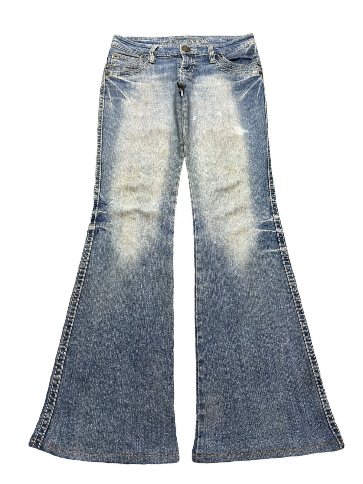 Hysteric Glamour Vintage Y2K Japanese Brand Blue Faded Wash Wide Leg Flare Size US 30 / EU 46 - 1 Thumbnail