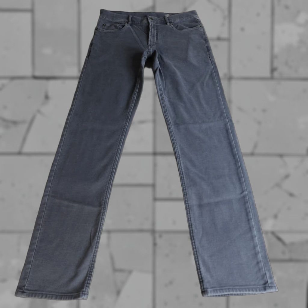 Faherty Faherty Pants 32 x 31 Blue Stretch Terry 5-Pocket Pant Navy MBF2437-NVY Size US 32 / EU 48 - 1 Thumbnail