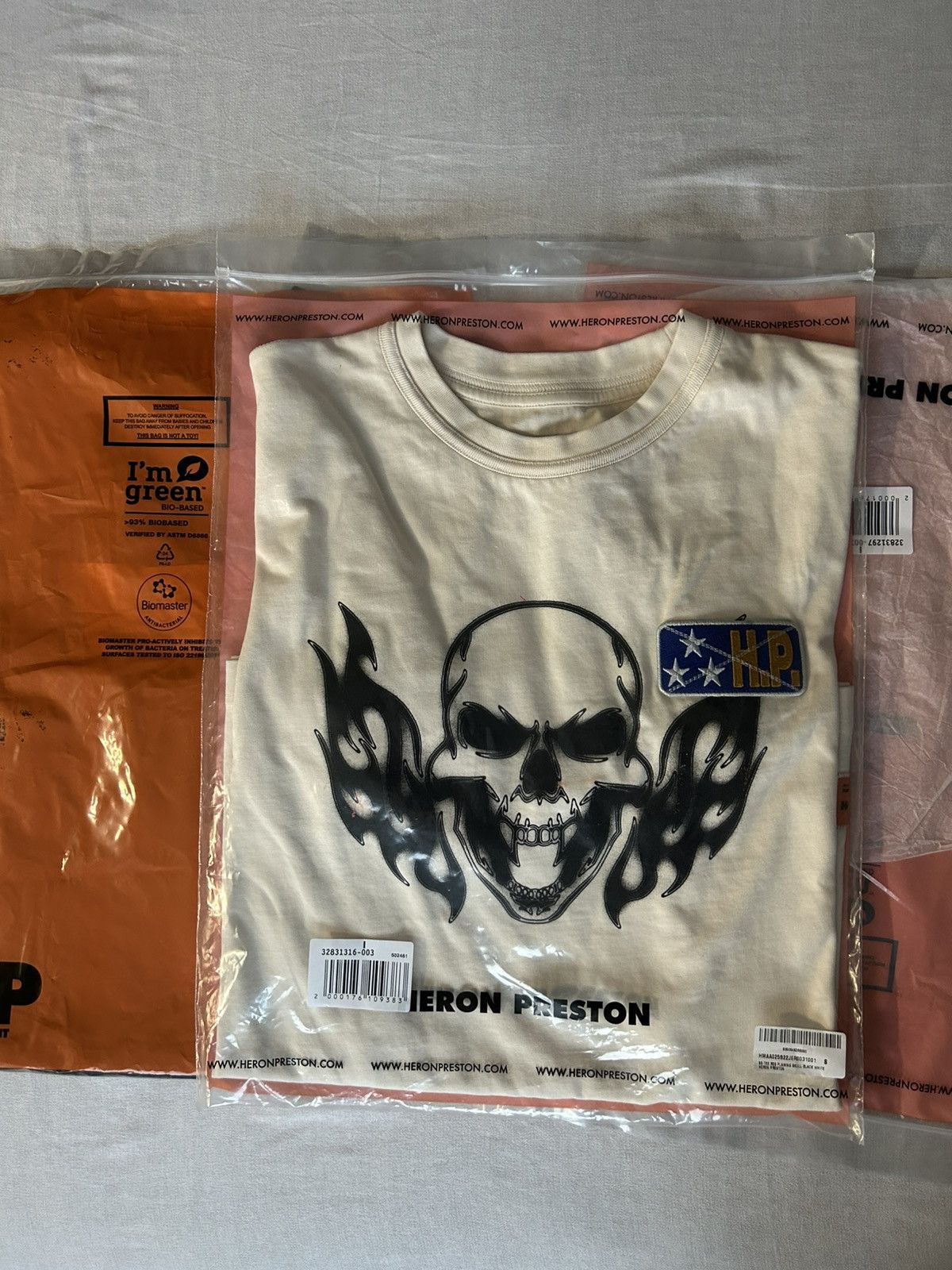 Heron Preston Heron Preston Flaming Skull T-Shirt Size US S / EU 44-46 / 1 - 6 Thumbnail
