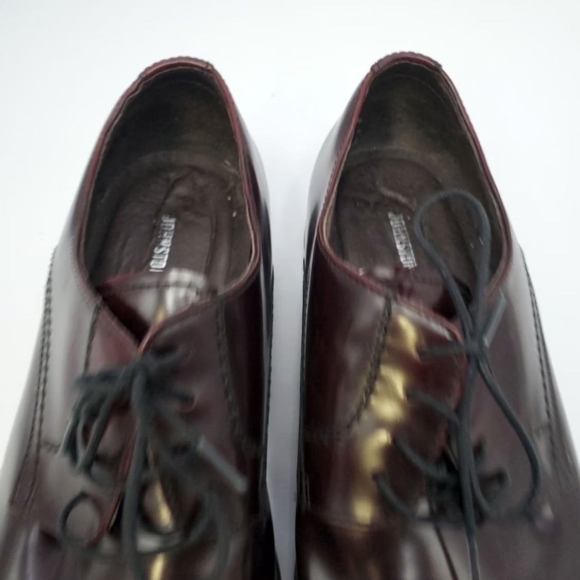 Johnston & Murphy Johnston & Murphy Atchison Cap Toe Dress Shoe Burgundy 11 M Oxford Men Leather Lace Up Cap Toe Classic Style Size ONE SIZE - 6 Thumbnail