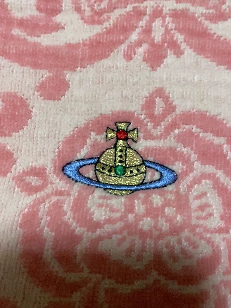 Vivienne Westwood Vivienne Westwood size os Pink Towel Bag with Classic Satur Size ONE SIZE - 2 Thumbnail