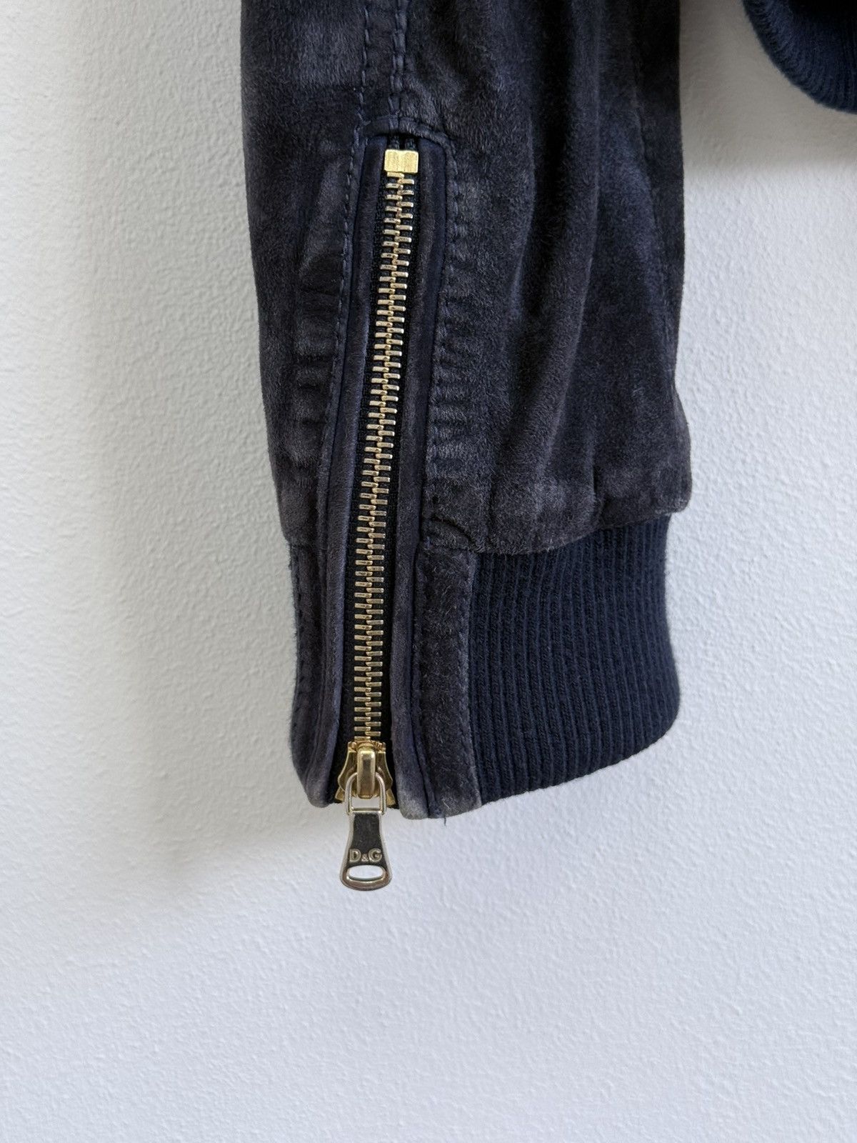 Dolce & Gabbana Dolce & Gabbana Lamb Suede Leather Jacket Size M / US 6-8 / IT 42-44 - 8 Thumbnail