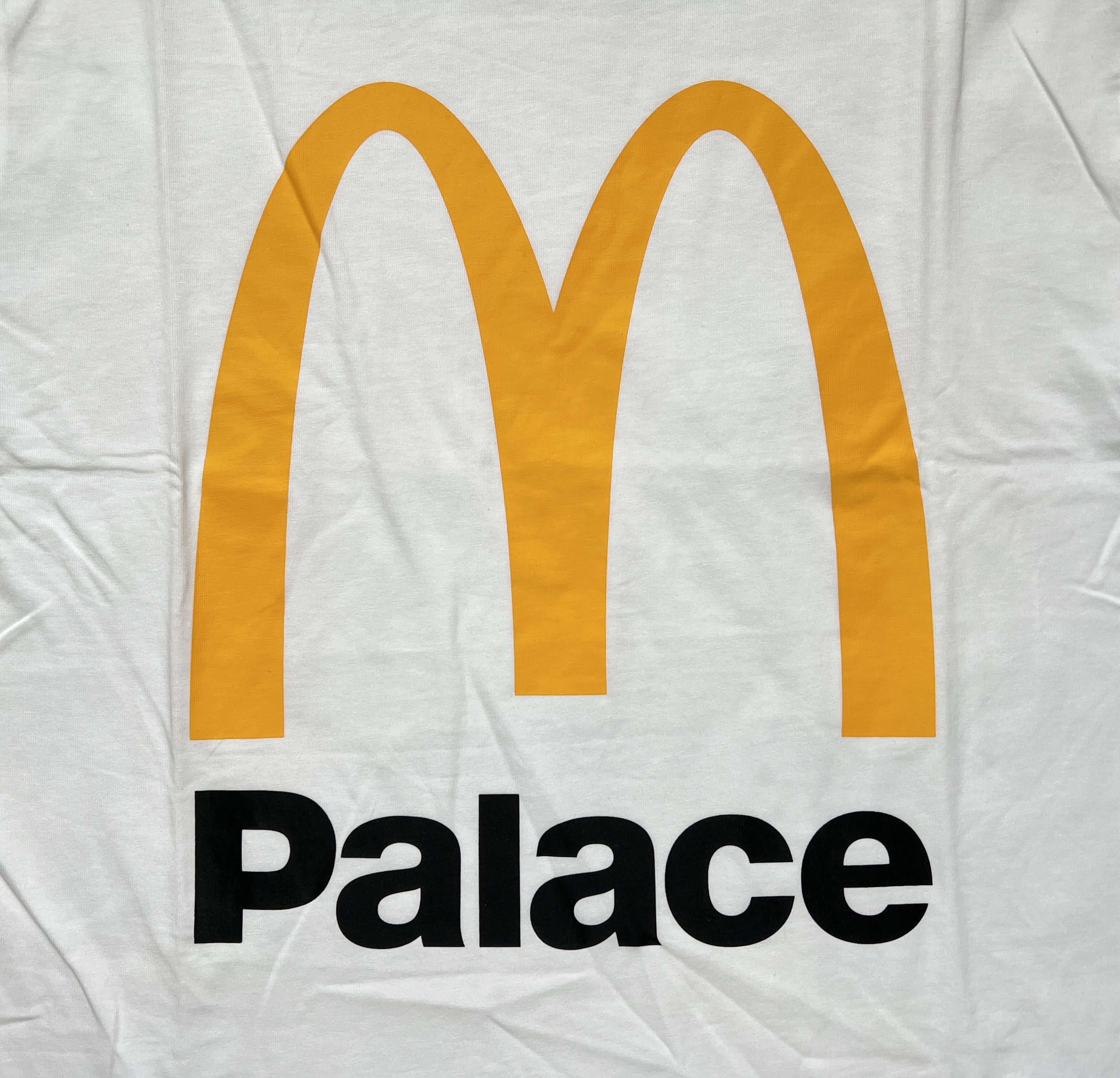 Palace Palace x McDonald’s Logo T-Shirt 2023 White Size L Size US L / EU 52-54 / 3 - 4 Thumbnail
