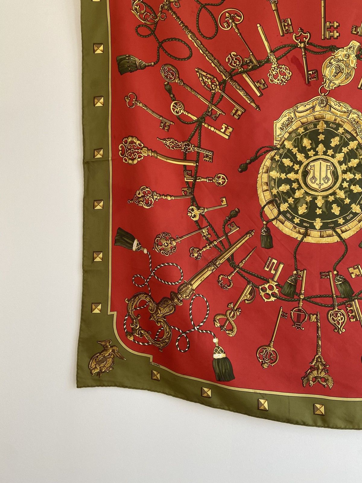 Hermes Hermès “Les Cles” Silk Scarf Size ONE SIZE - 3 Thumbnail
