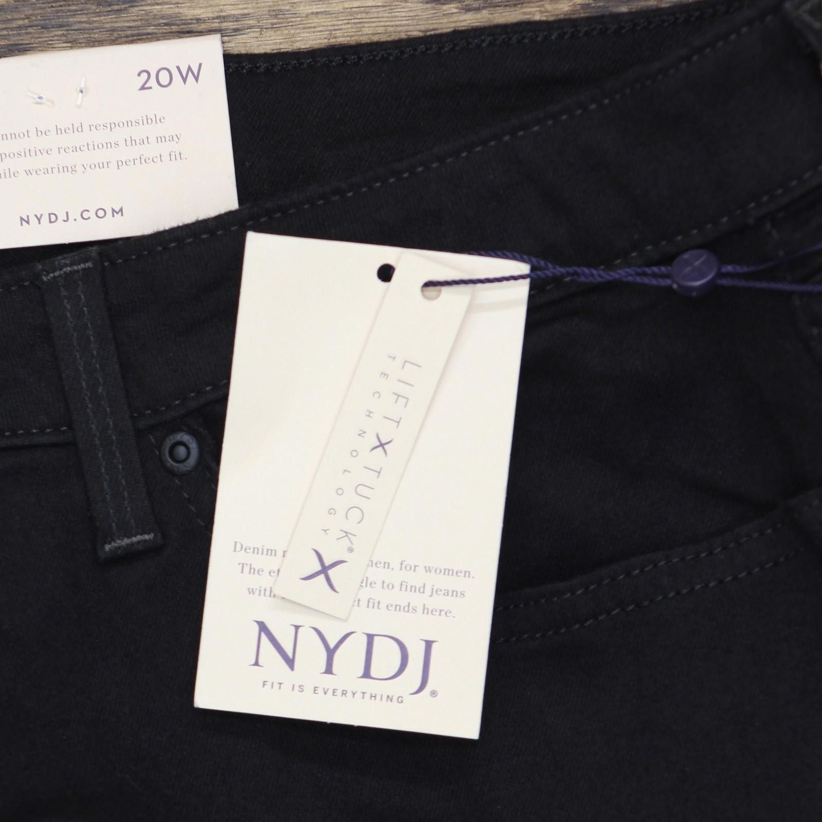 Other Nwt Nydj Plus Size Sheri Slim Jeans Wnbbss8518 Black 20w Size 42" / US 20 - 4 Thumbnail