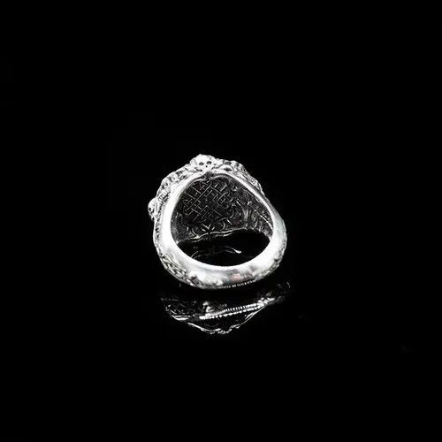 Other 925 Silver Plated Adjustable Lucky Rune Ring for Men Women Size ONE SIZE - 4 Thumbnail