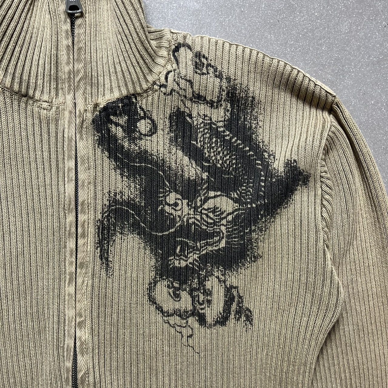 Avirex × If Six Was Nine Avirex Dragon Zip Sweater Size US L / EU 52-54 / 3 - 3 Thumbnail