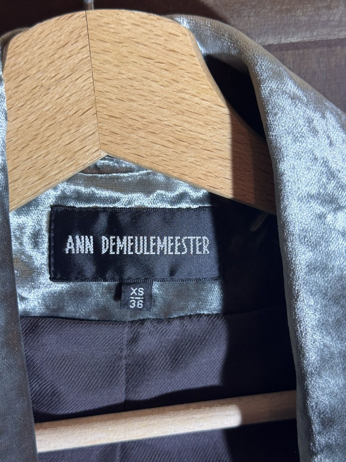Ann Demeulemeester ann demeulemeester silver coat fw20 runway unisex XS 36 Size US XS / EU 42 / 0 - 3 Thumbnail