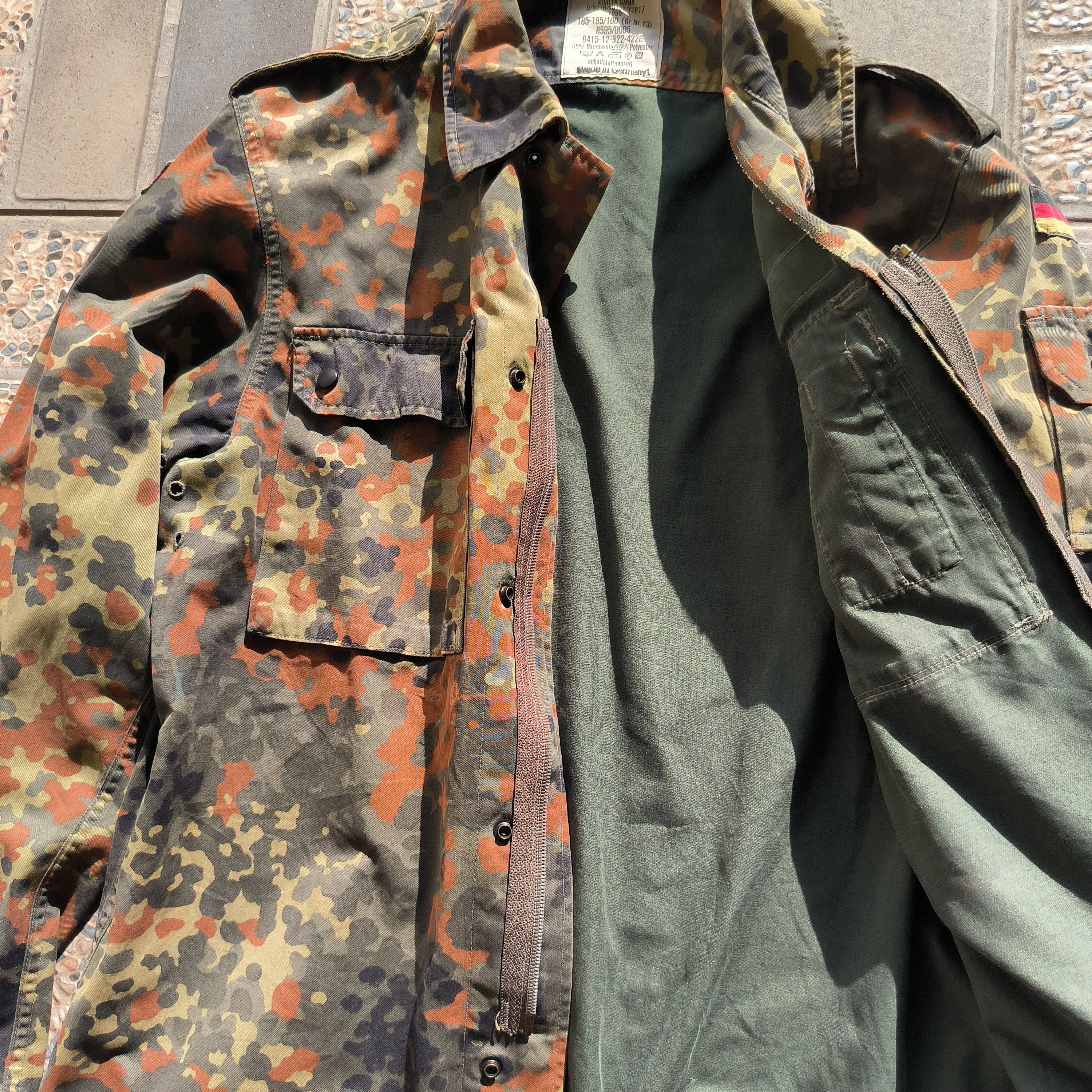 Vintage Vintage 1990s Germany Army Shirt Flectarn Jacket Size US L / EU 52-54 / 3 - 4 Thumbnail