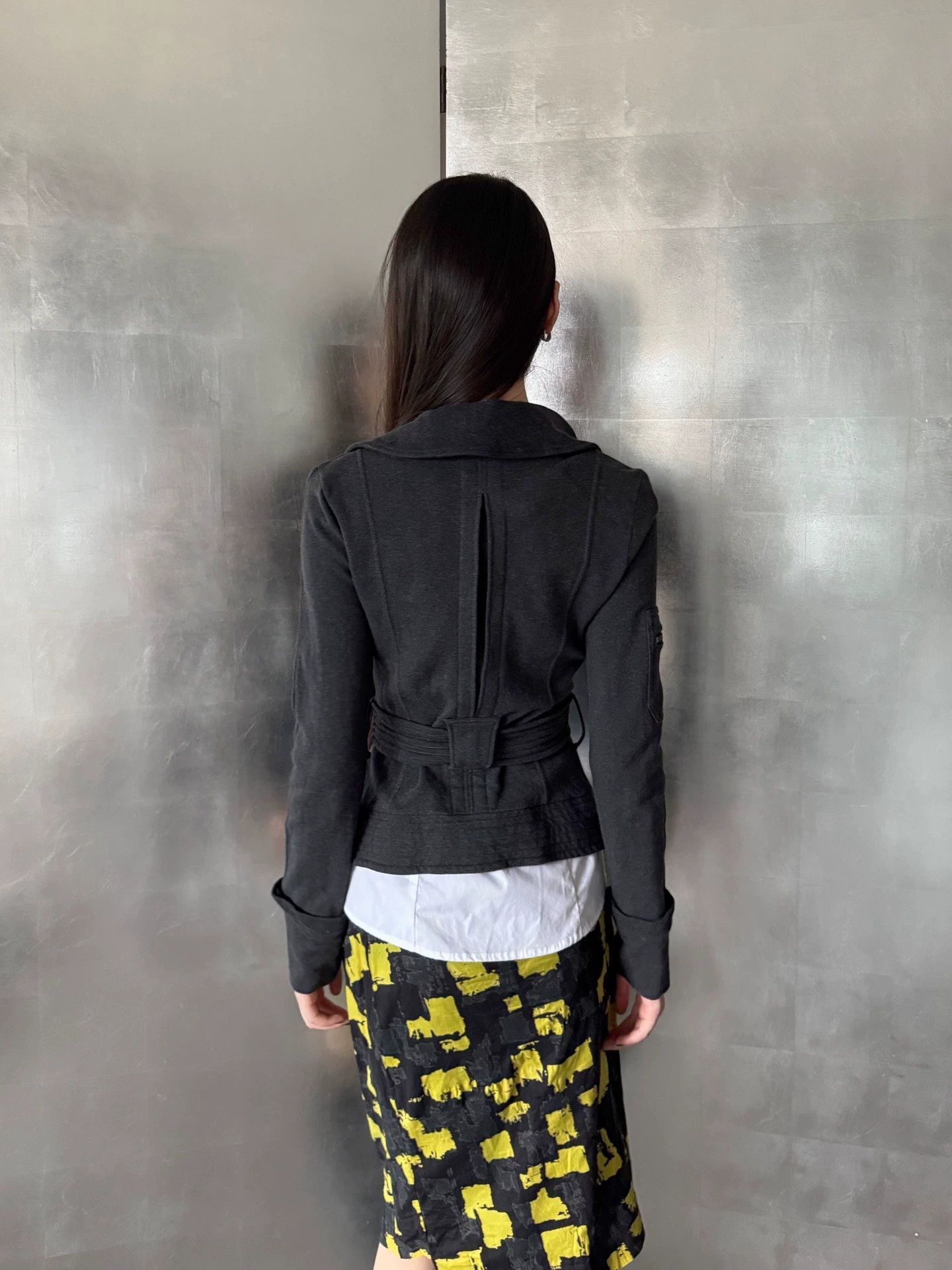 Diesel Diesel Vintage Tie-Lapel Stretch Bodycon L/S Top S Size S / US 4 / IT 40 - 7 Thumbnail