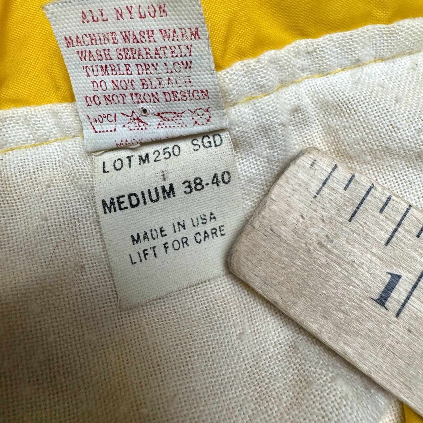 Soffe VINTAGE Soffe Athletic Jacket Mens M Yellow Windbreaker USMC Marine Corps Made USA Size US M / EU 48-50 / 2 - 4 Thumbnail