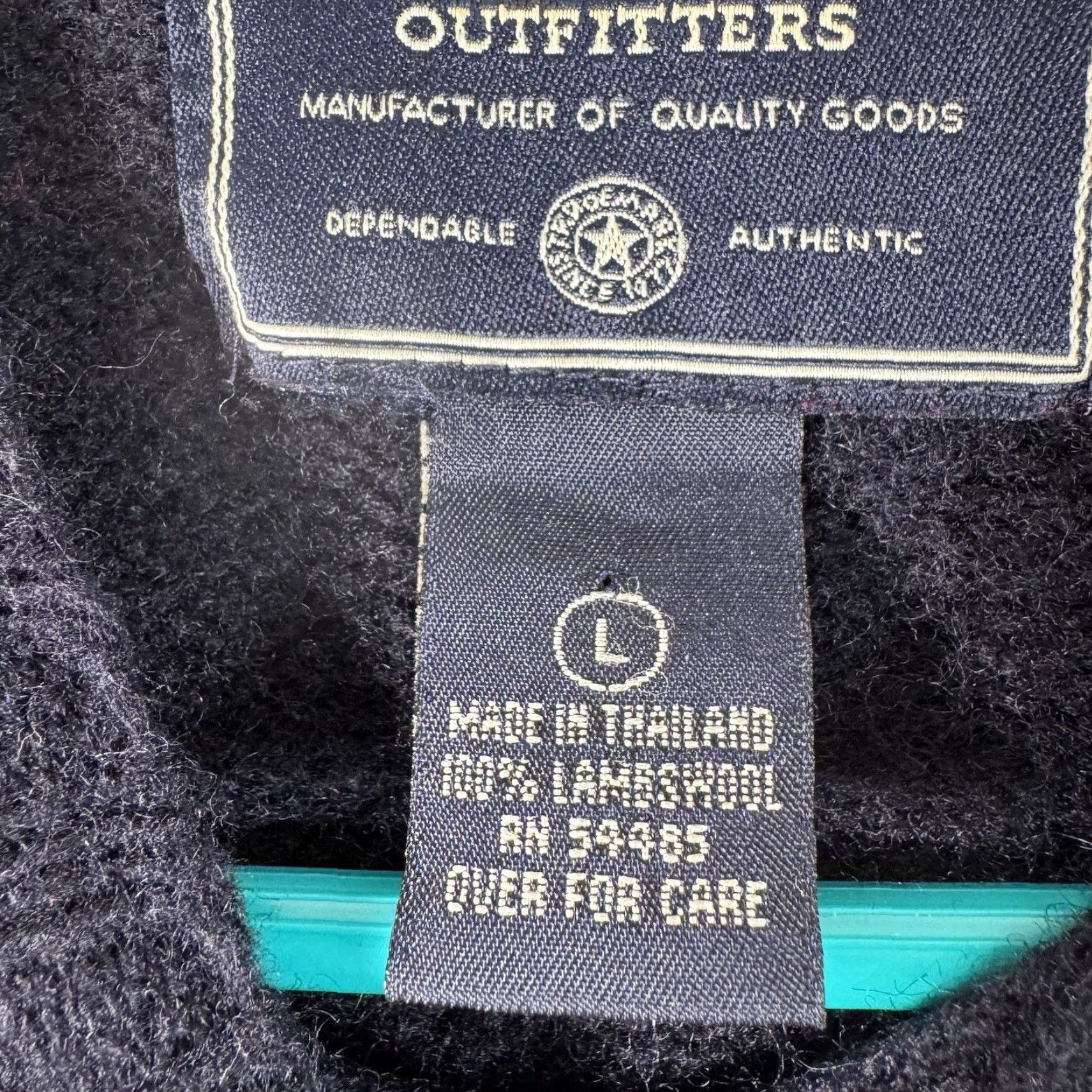 American Eagle Outfitters VINTAGE American Eagle L Striped Wool Sweater Crew Neck Men Pullover 90s Grunge Cabincore Winter Fall Blue Size US L / EU 52-54 / 3 - 6 Thumbnail